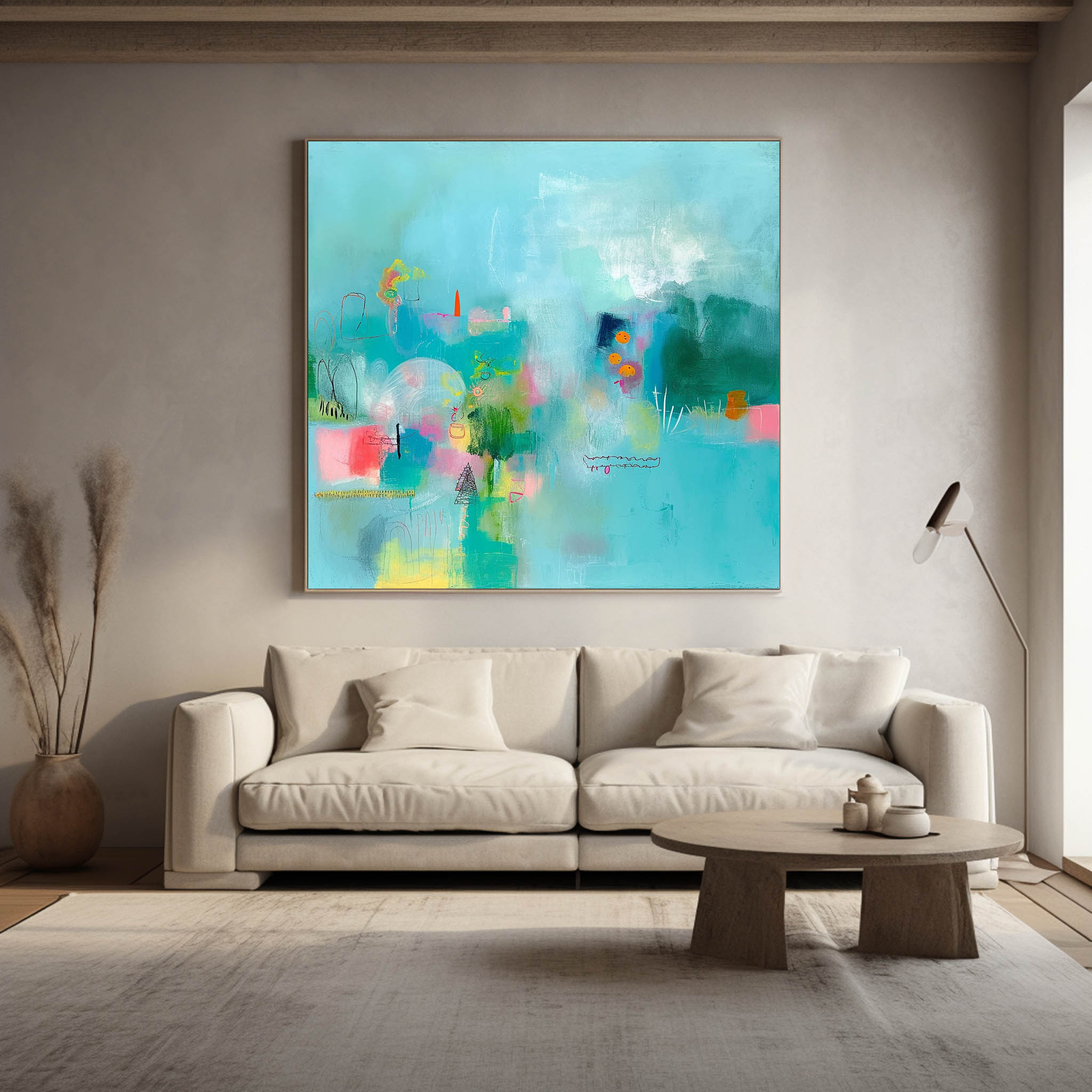 Abstract Canvas Art #AB449