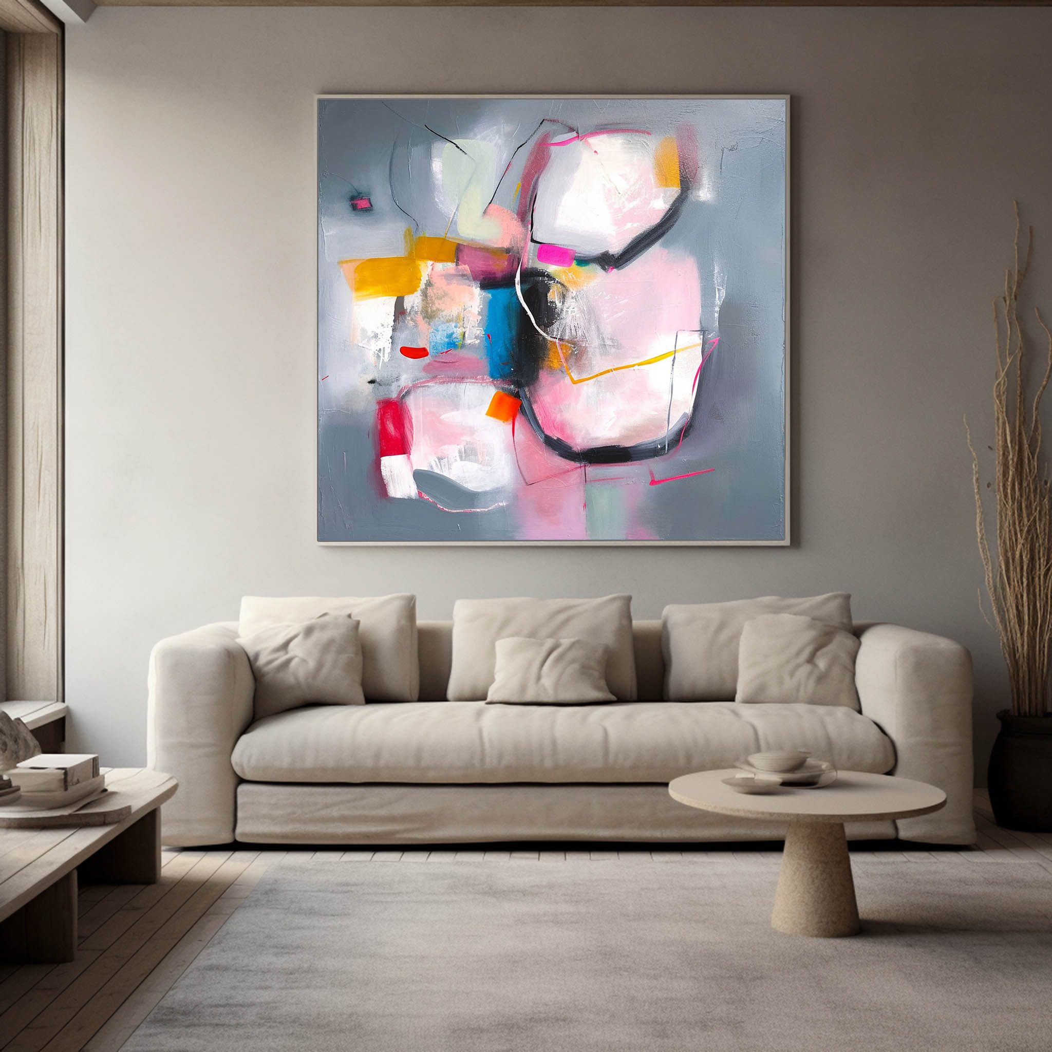 Abstract Canvas Art #AB418
