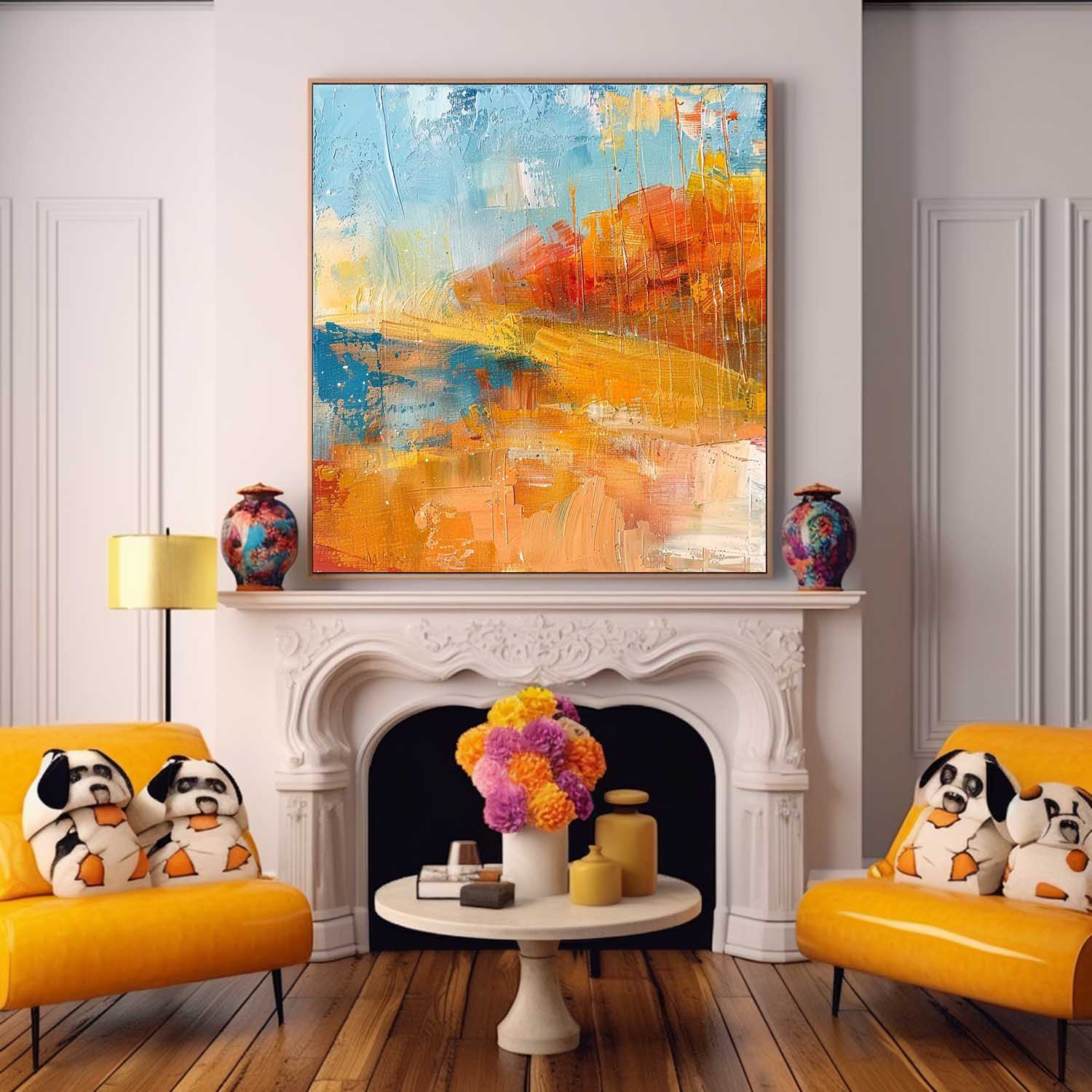 Abstract Canvas Art #AB641