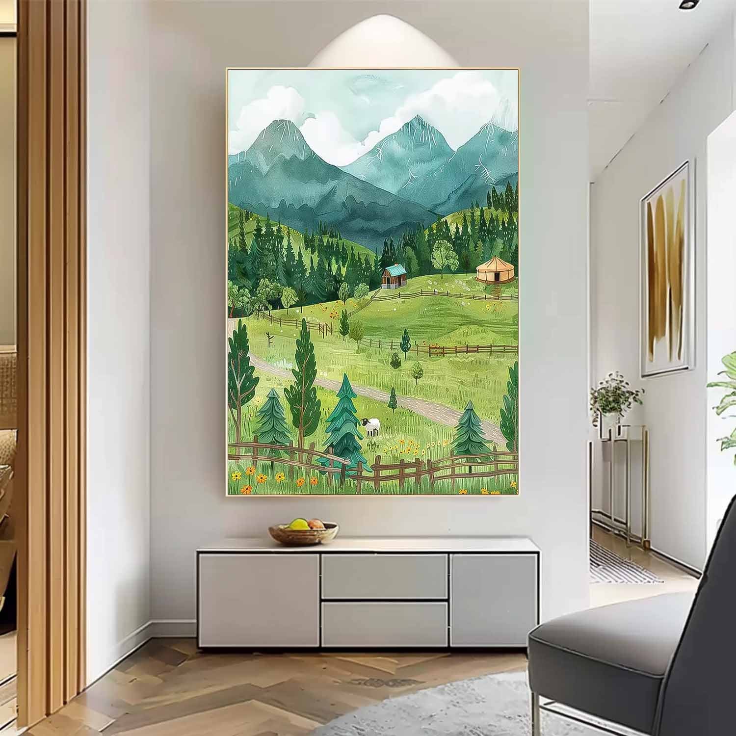 Landscape Canvas Art #LA030