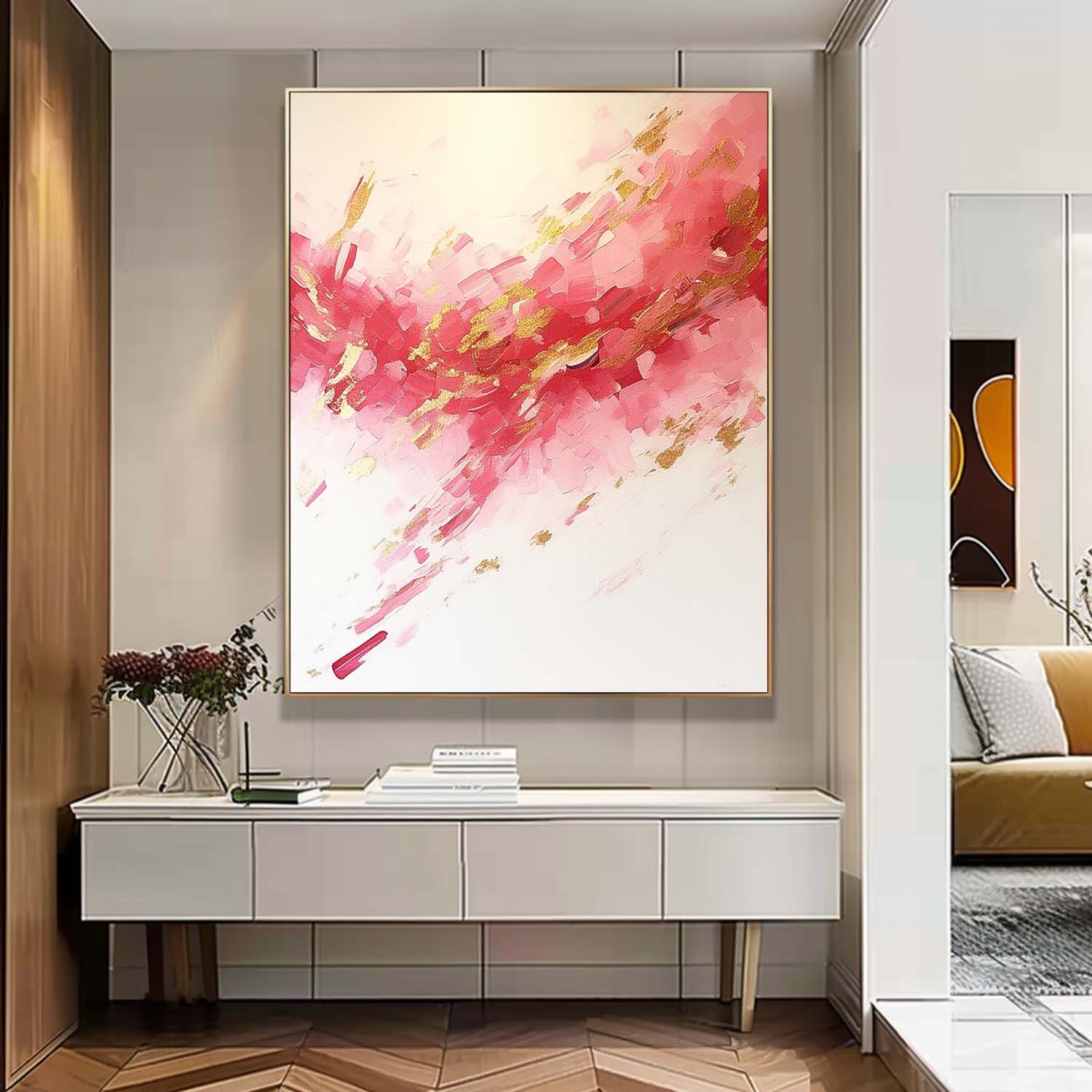 Abstract Canvas Art #AB593
