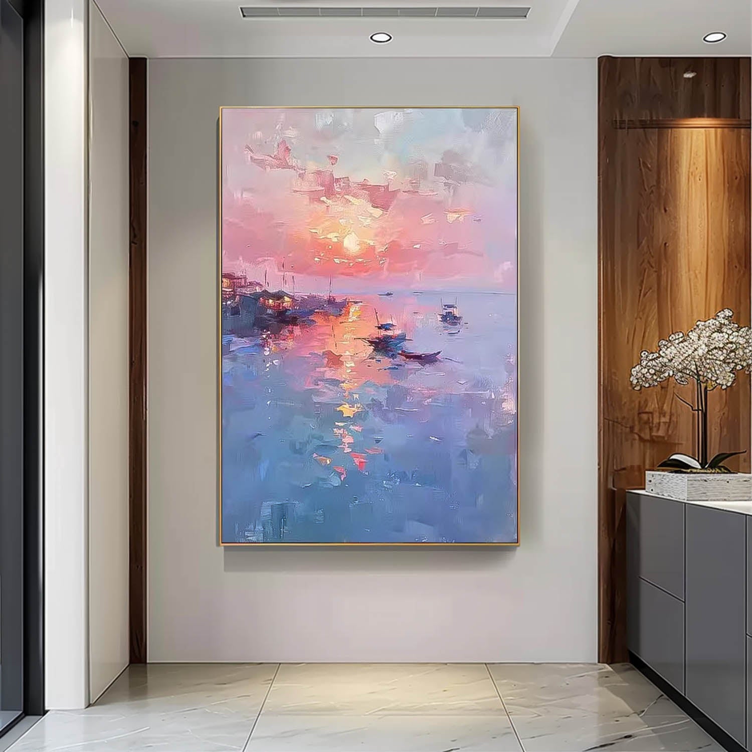 Landscape Canvas Art #LA038