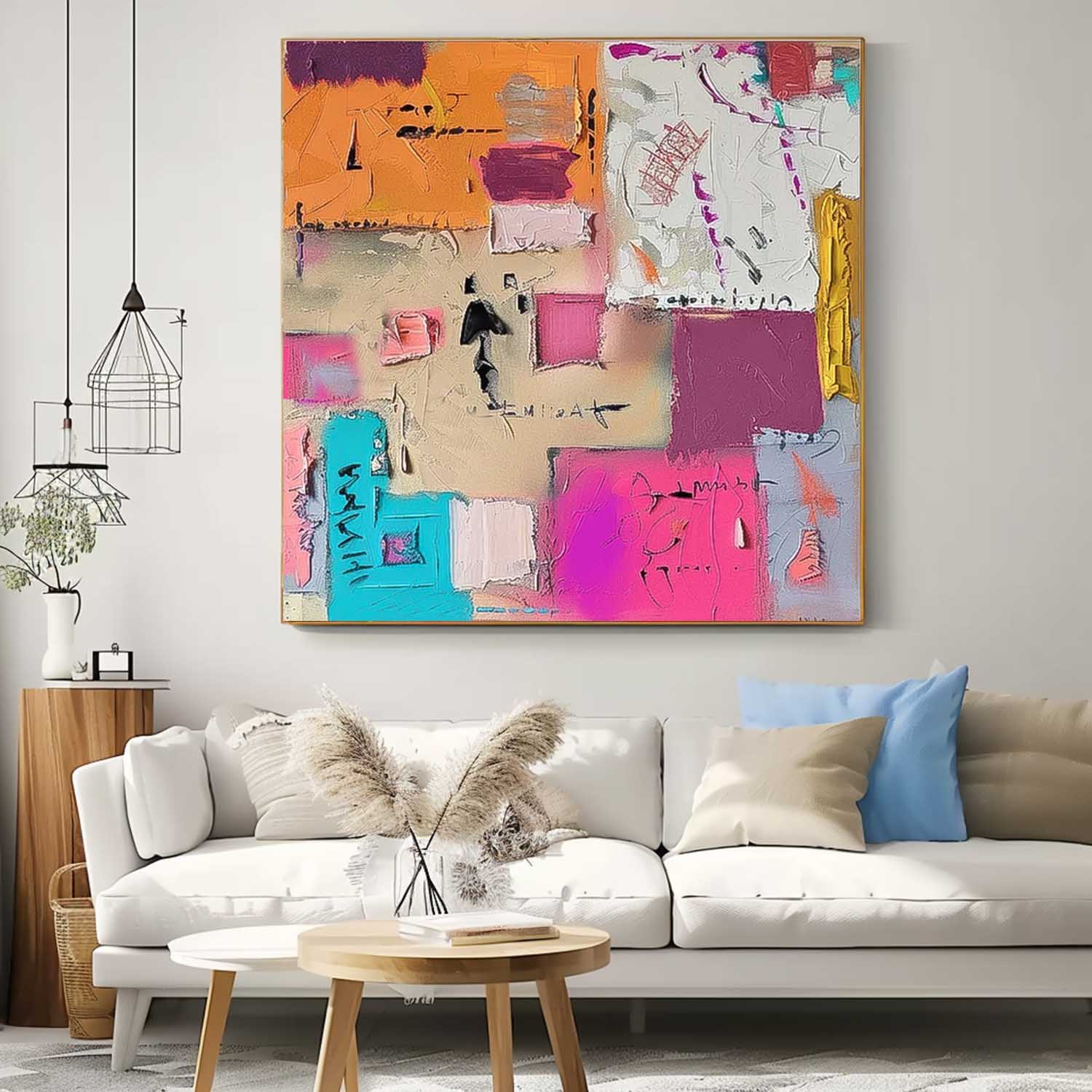 Abstract Canvas Art #AB566
