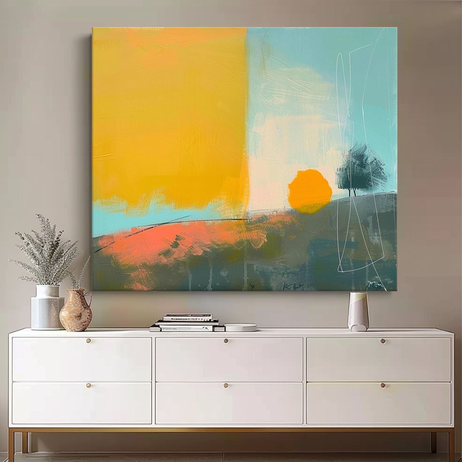 Abstract Canvas Art #AB659