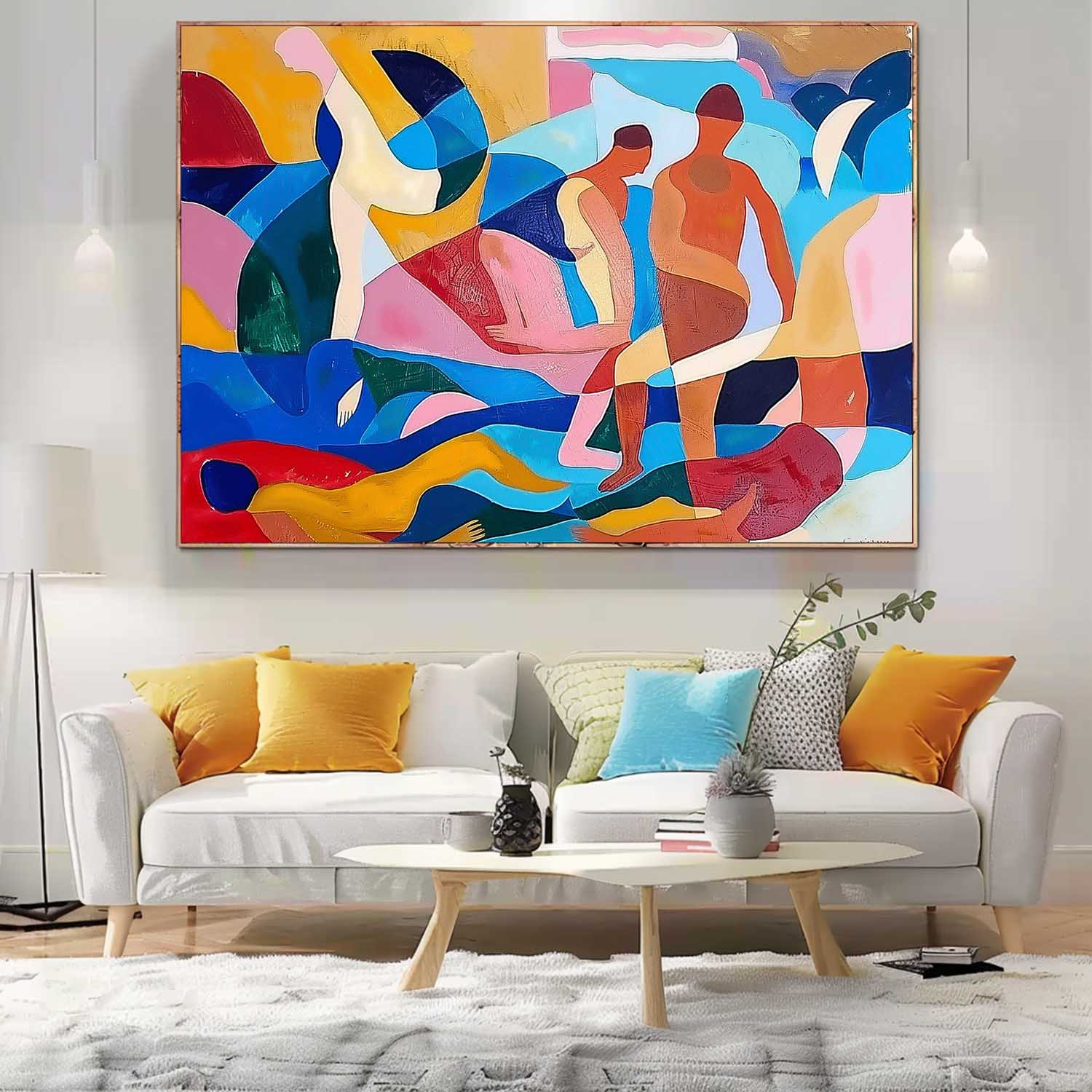 Abstract Canvas Art #AB547