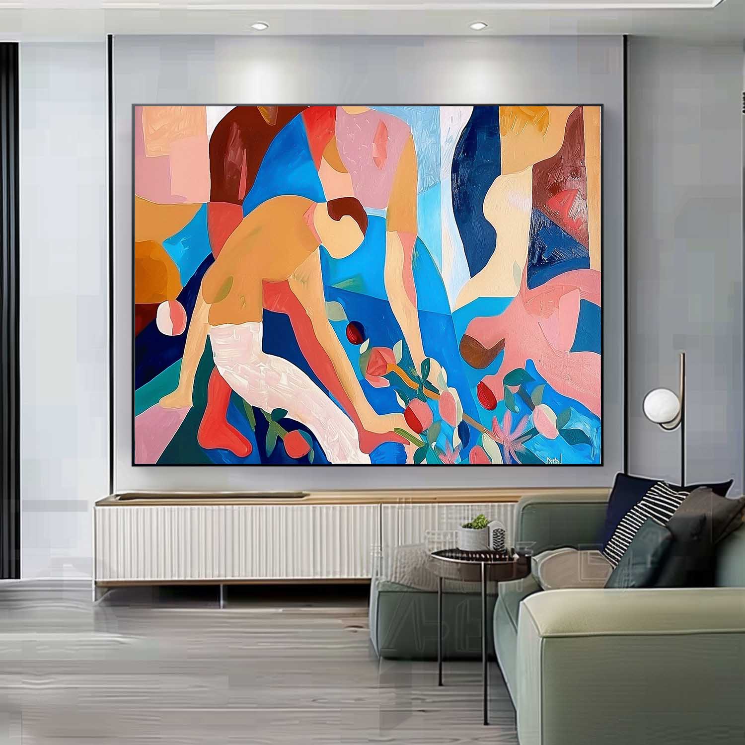 Abstract Canvas Art #AB545