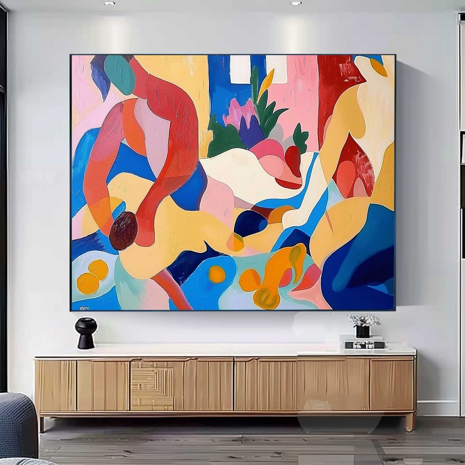 Abstract Canvas Art #AB544