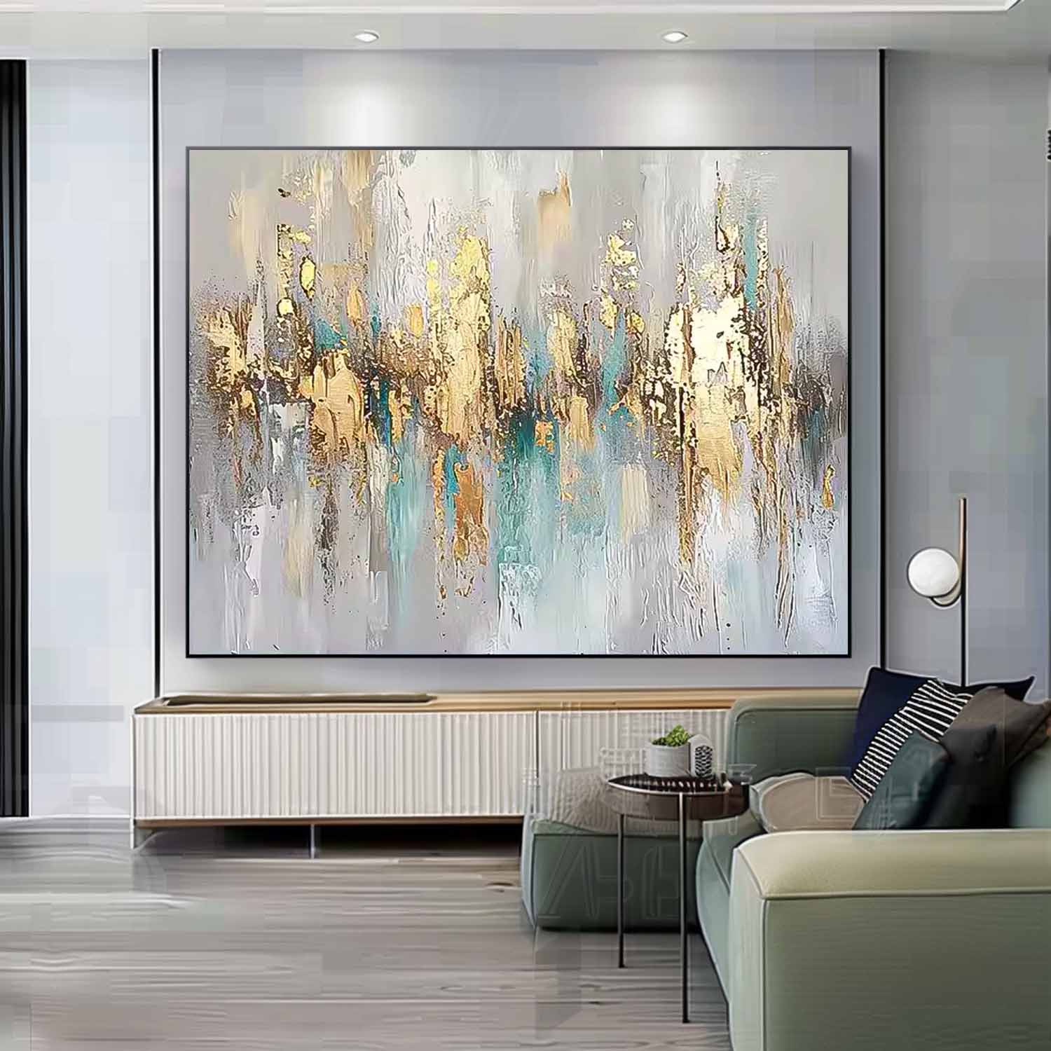 Abstract Canvas Art #AB558