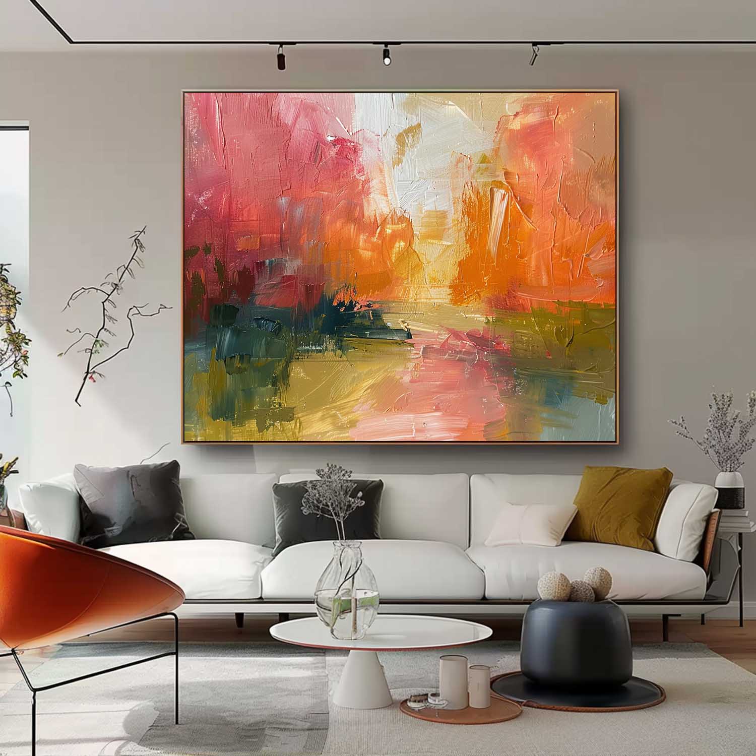 Abstract Canvas Art #AB630
