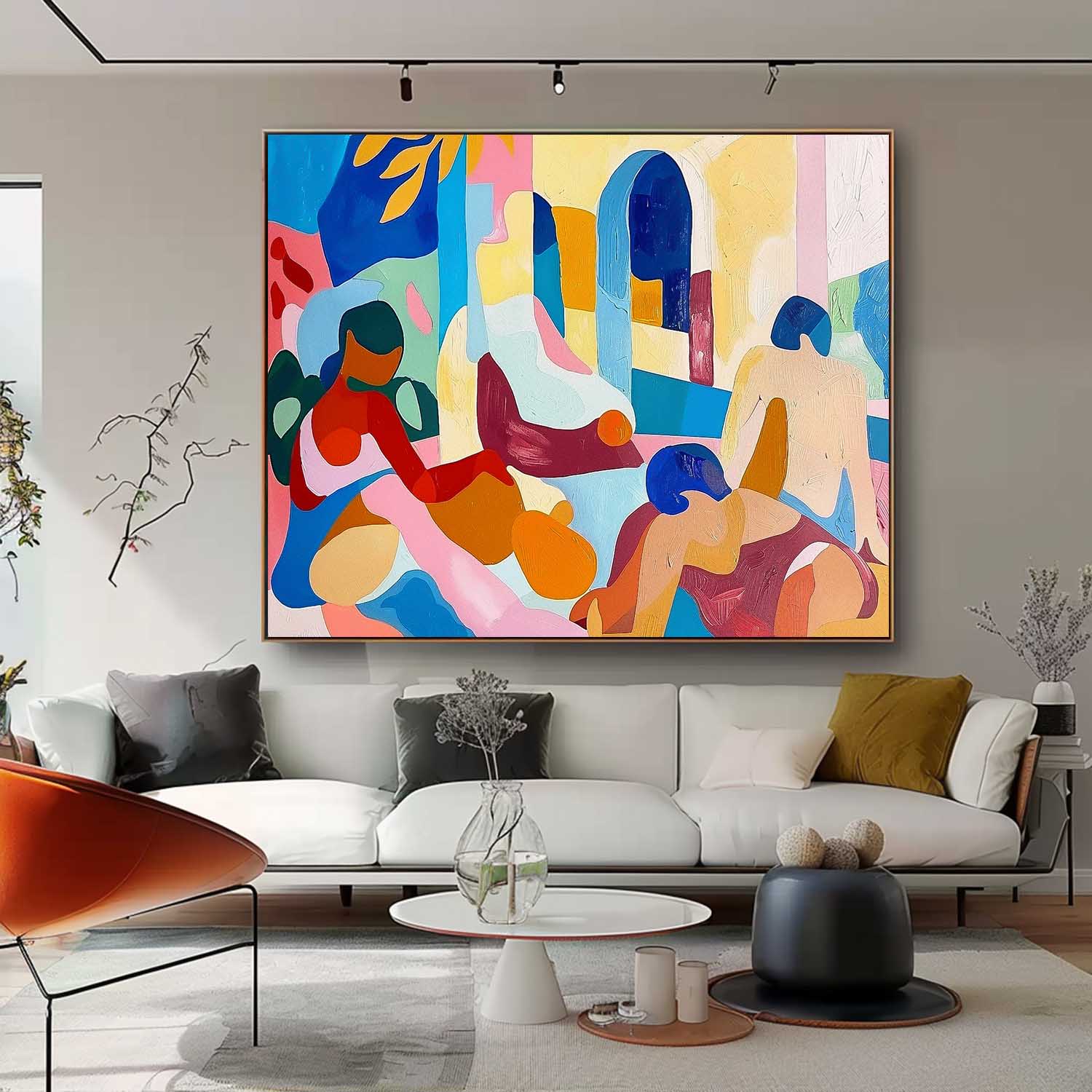 Abstract Canvas Art #AB550