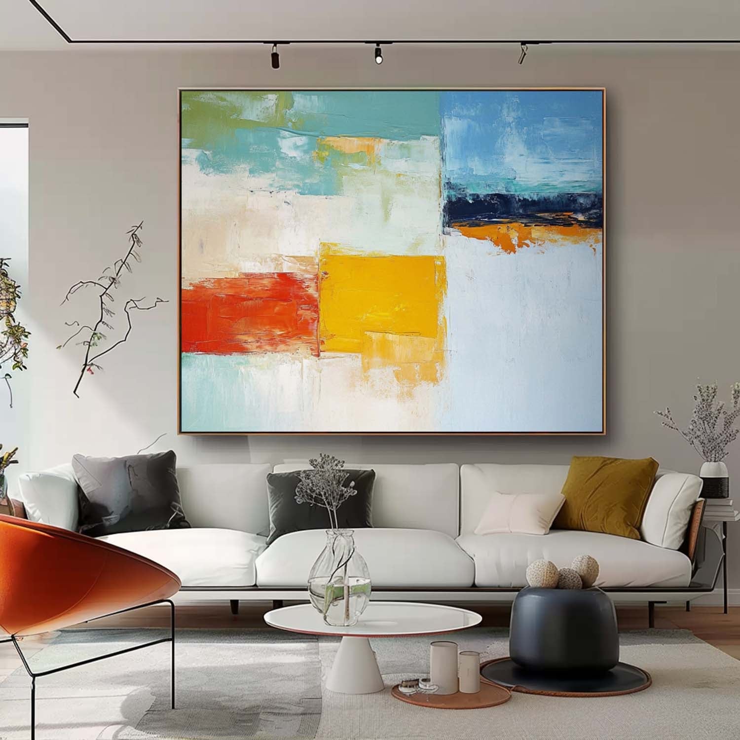 Abstract Canvas Art #AB600