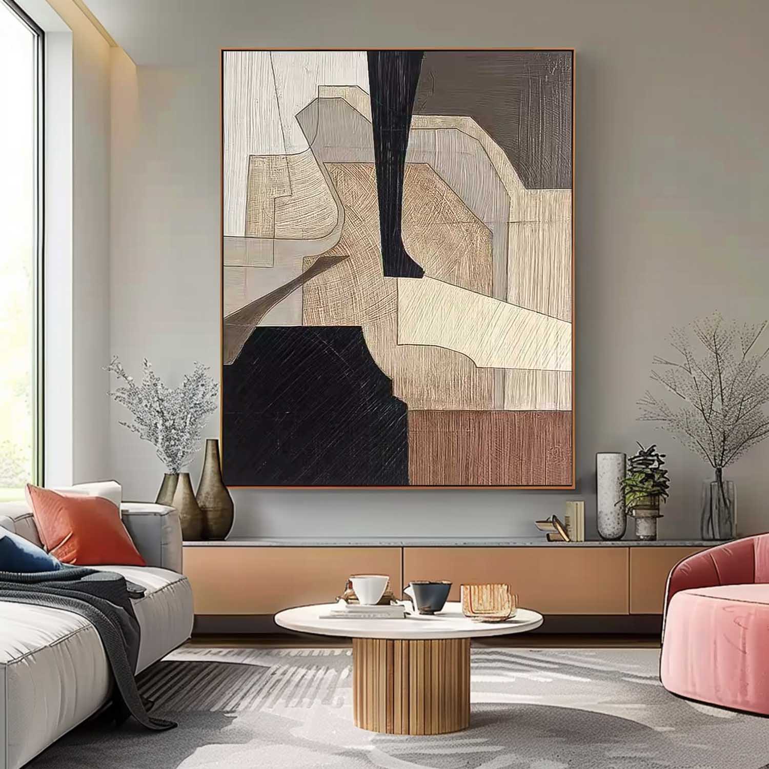Abstract Canvas Art #AB537