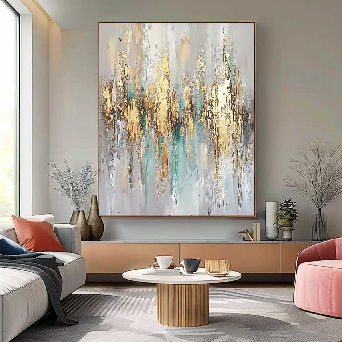 Abstract Canvas Art #AB559