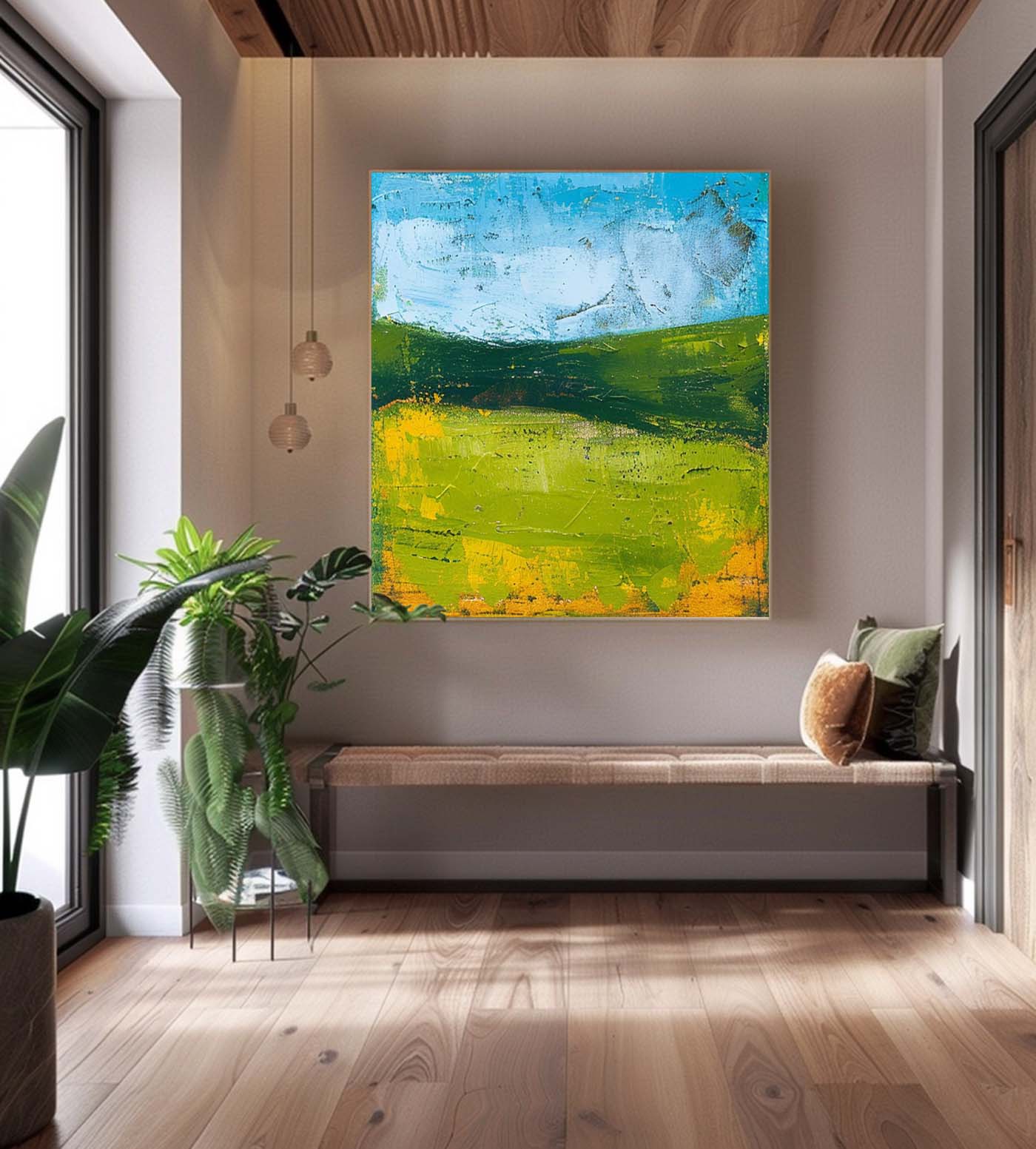 Abstract Canvas Art #AB639