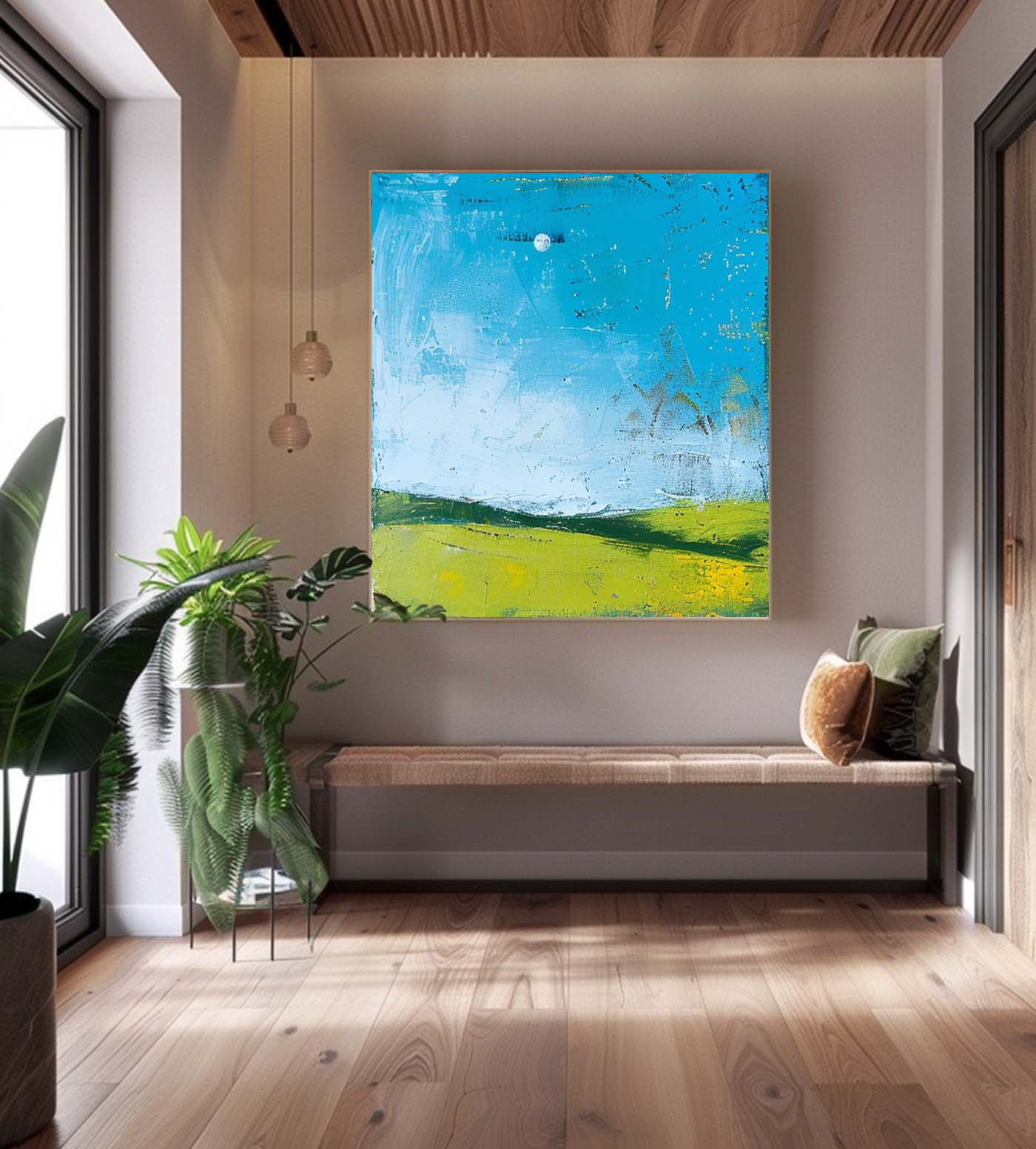 Abstract Canvas Art #AB640