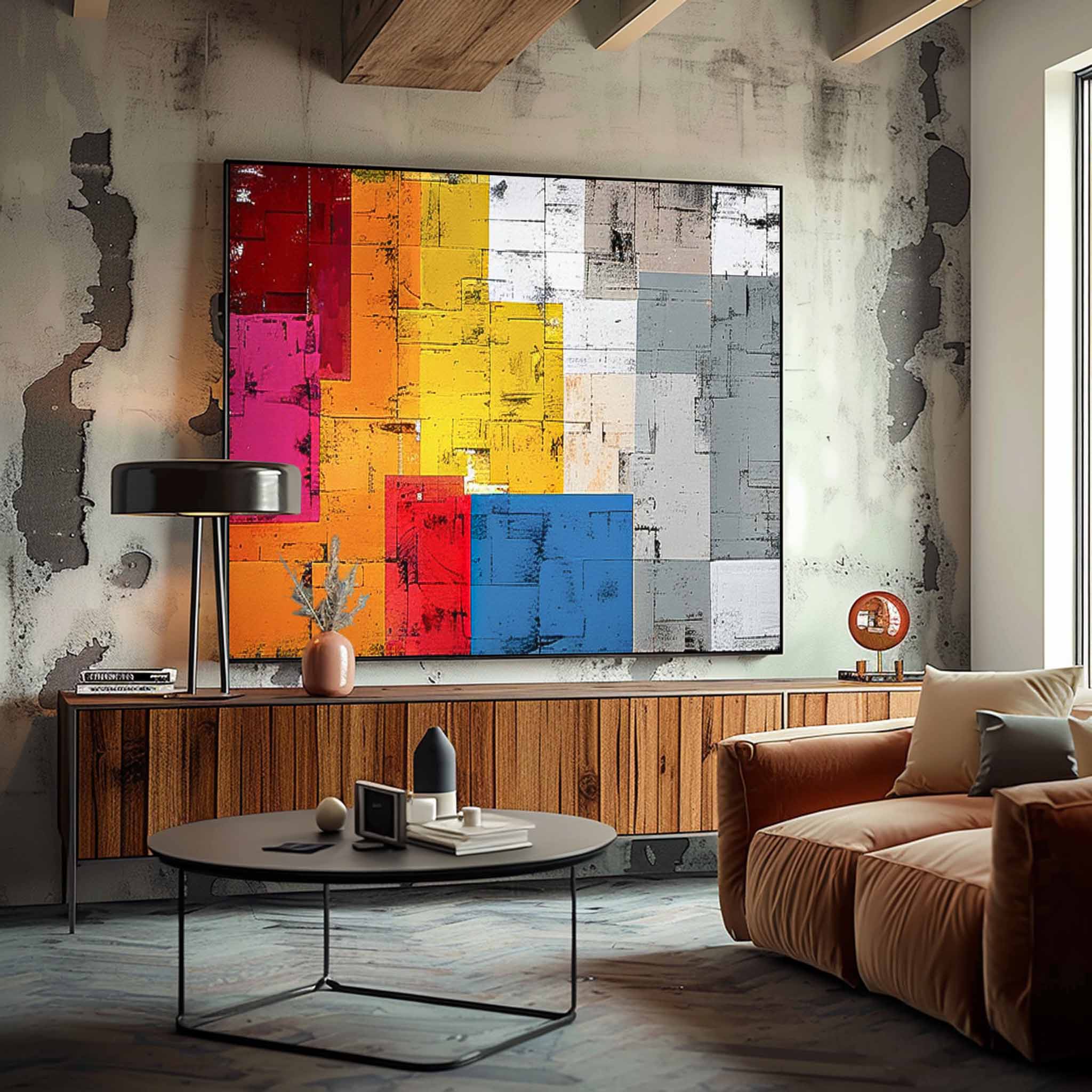 Abstract Canvas Art #AB489