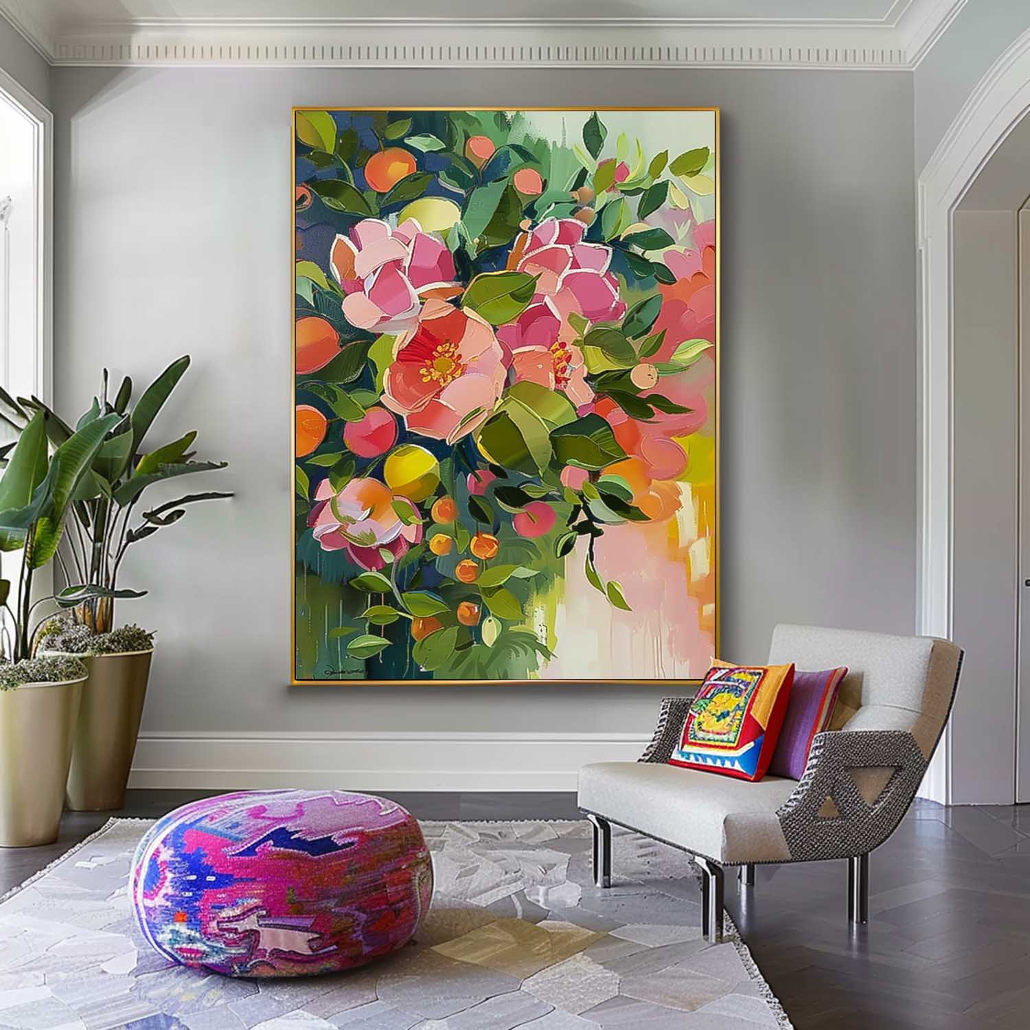 Flower Canvas Art #FL088