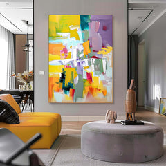 Abstract Canvas Art #AB500