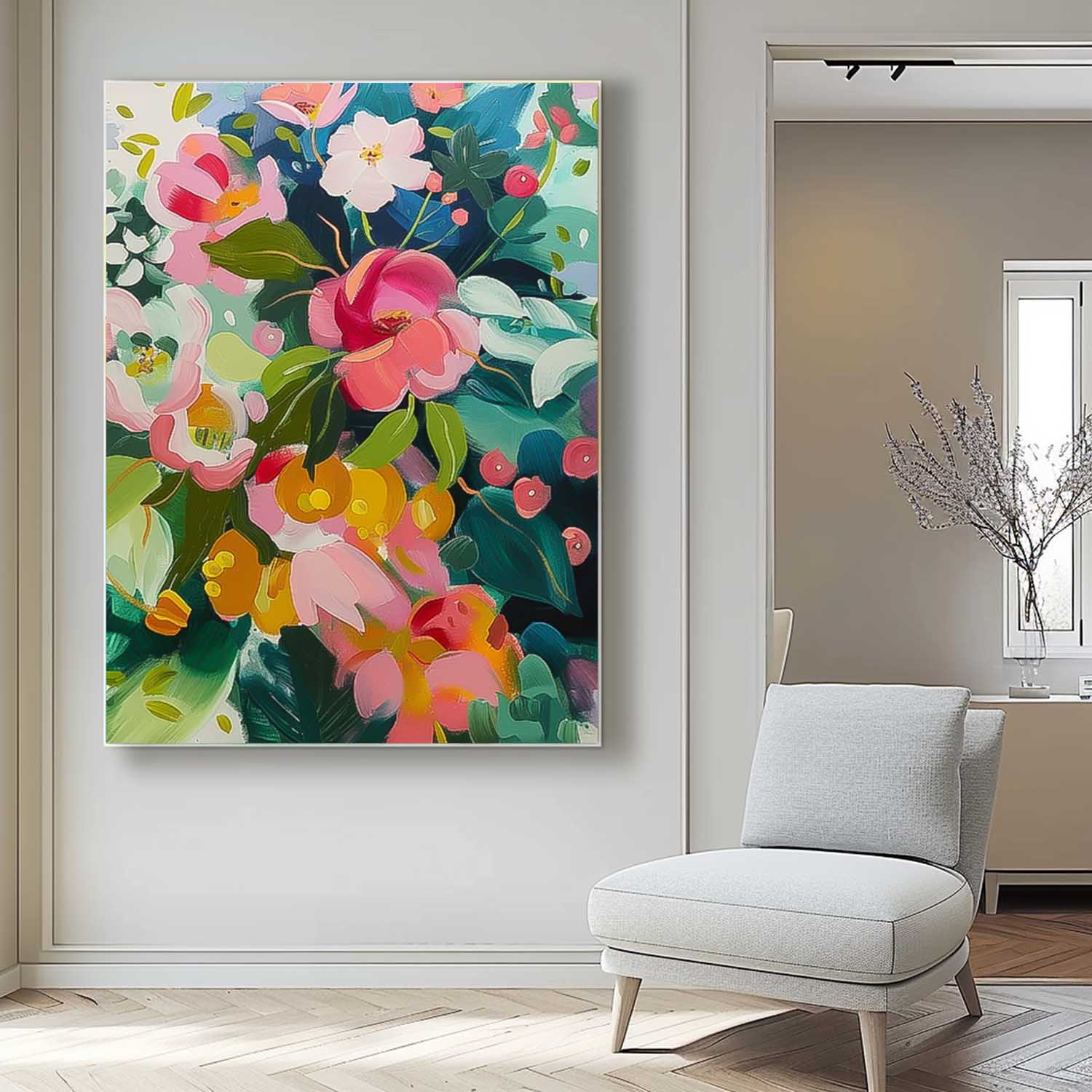 Flower Canvas Art #FL086