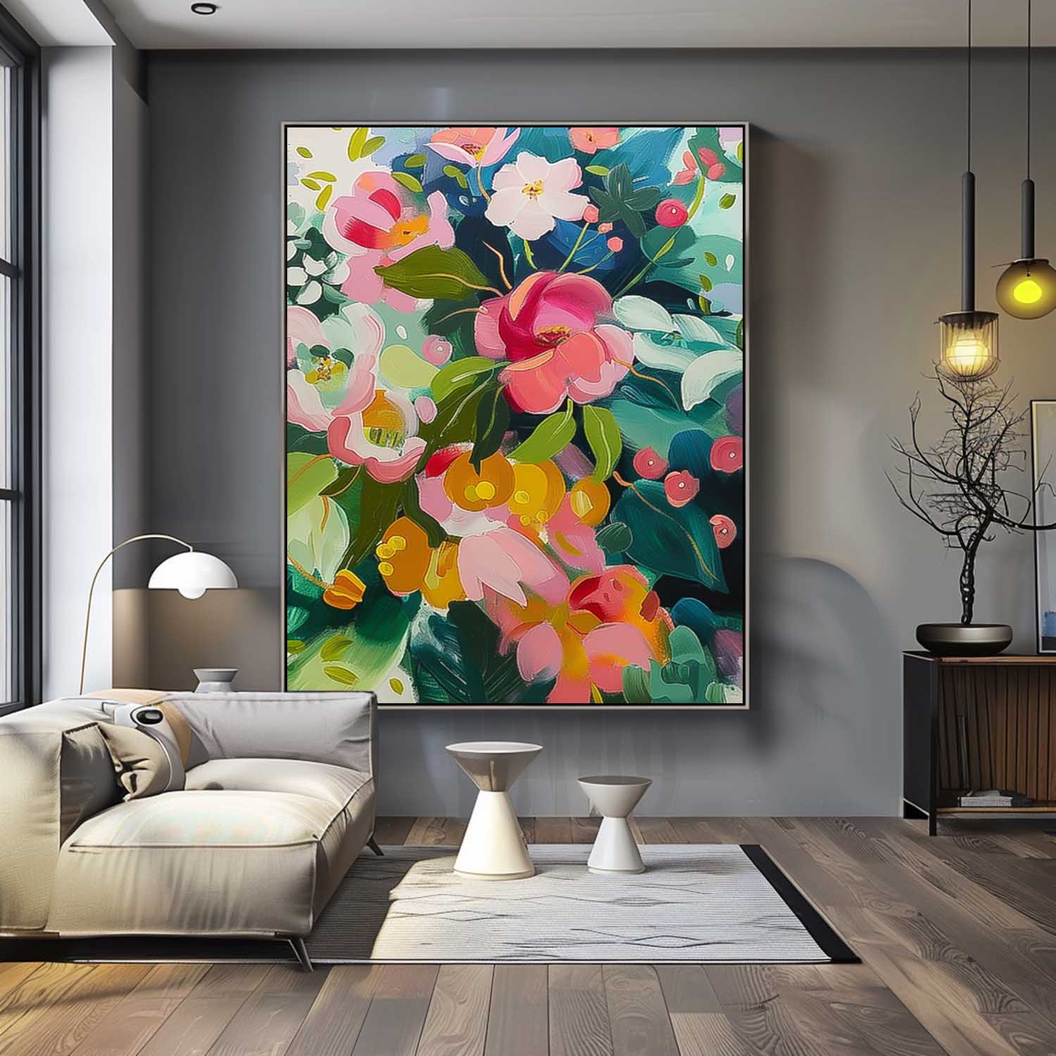 Flower Canvas Art #FL086
