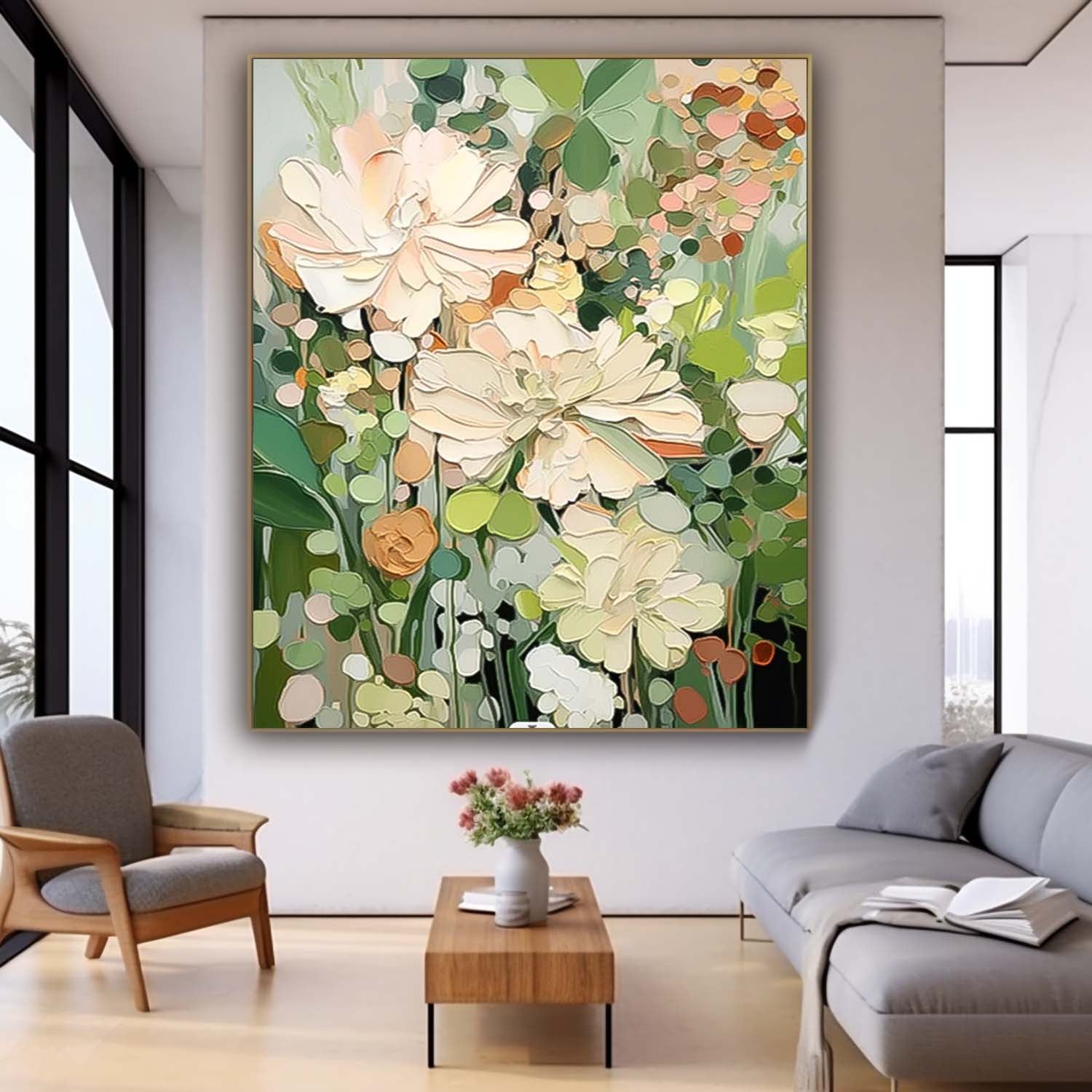 Flower Canvas Art #FL085