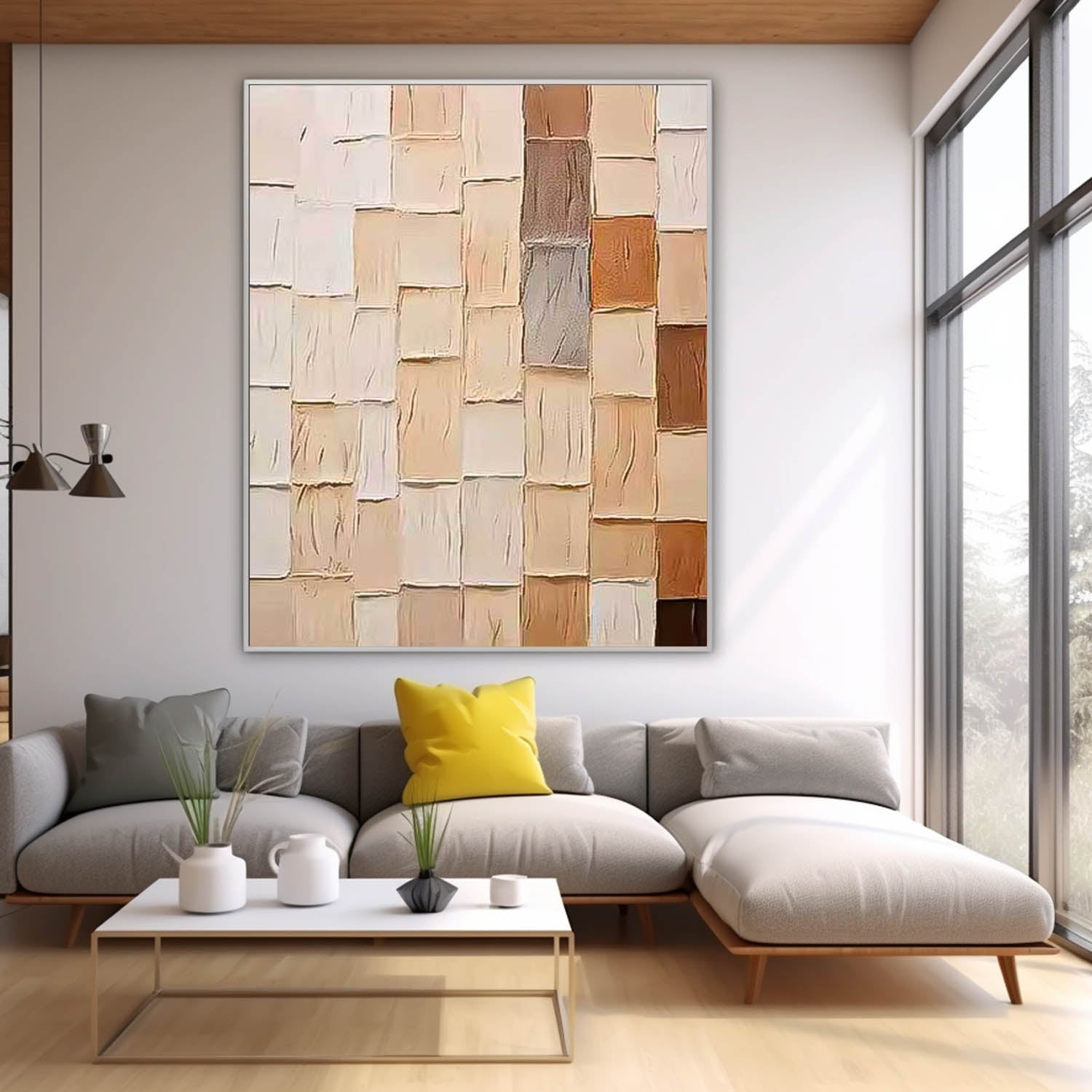 Geometric Canvas Art #GE015