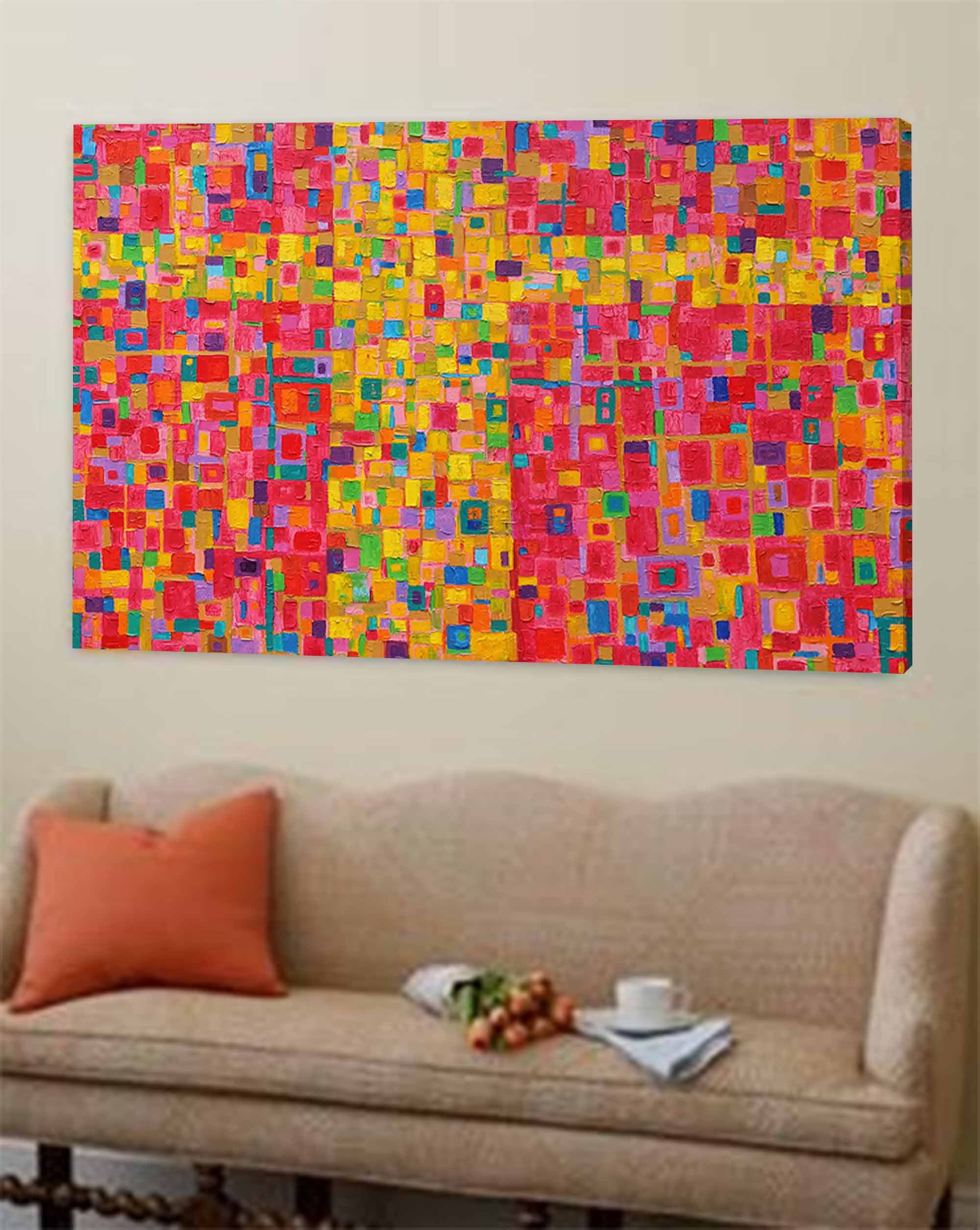 Abstract Canvas Art #AB258
