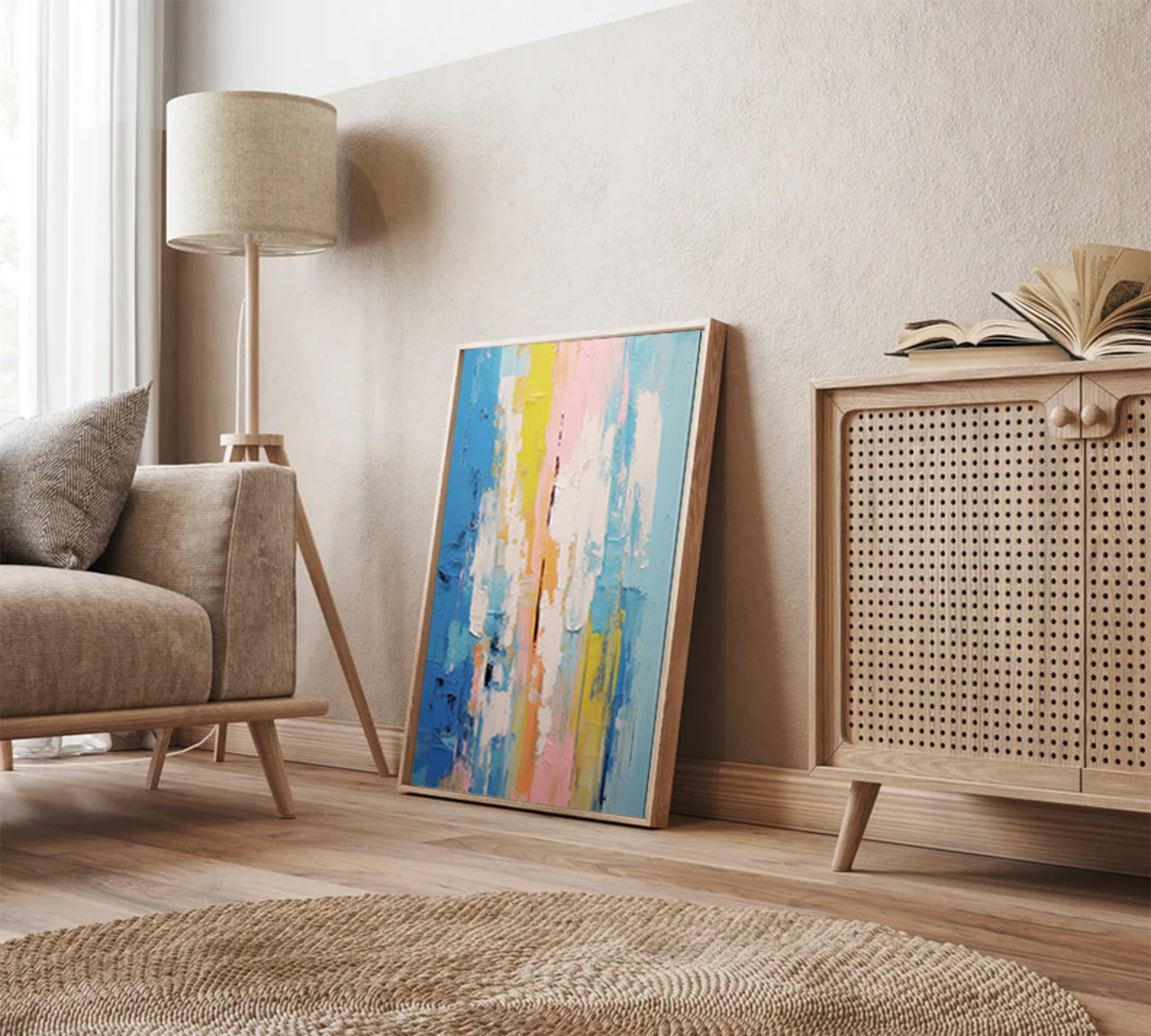 Abstract Canvas Art #AB036