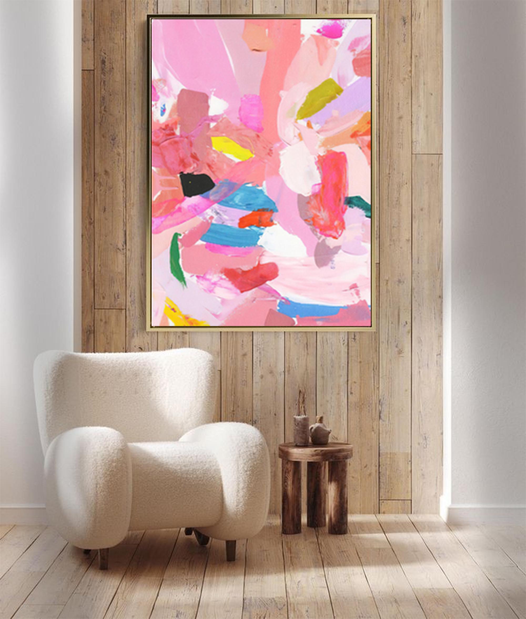 Abstract Canvas Art #AB105