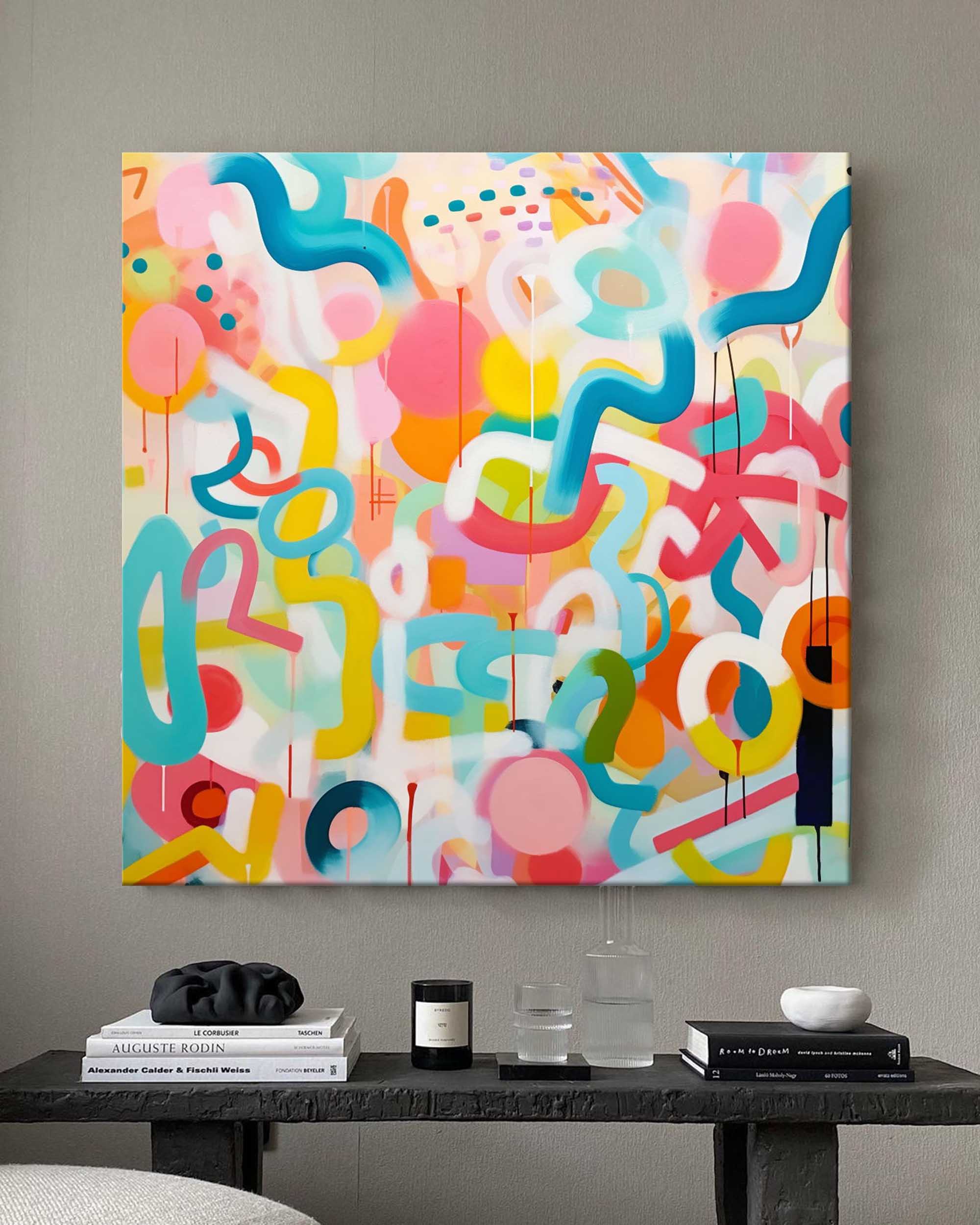 Abstract Canvas Art #AB259