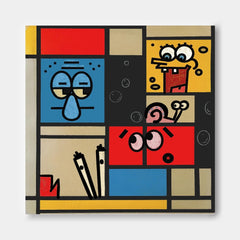 Abstract Canvas Art #AB610