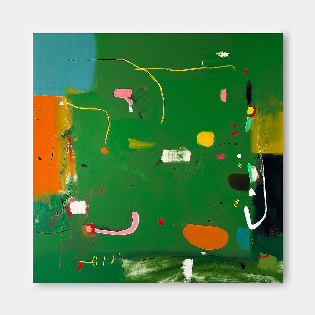 Abstract Canvas Art #AB380