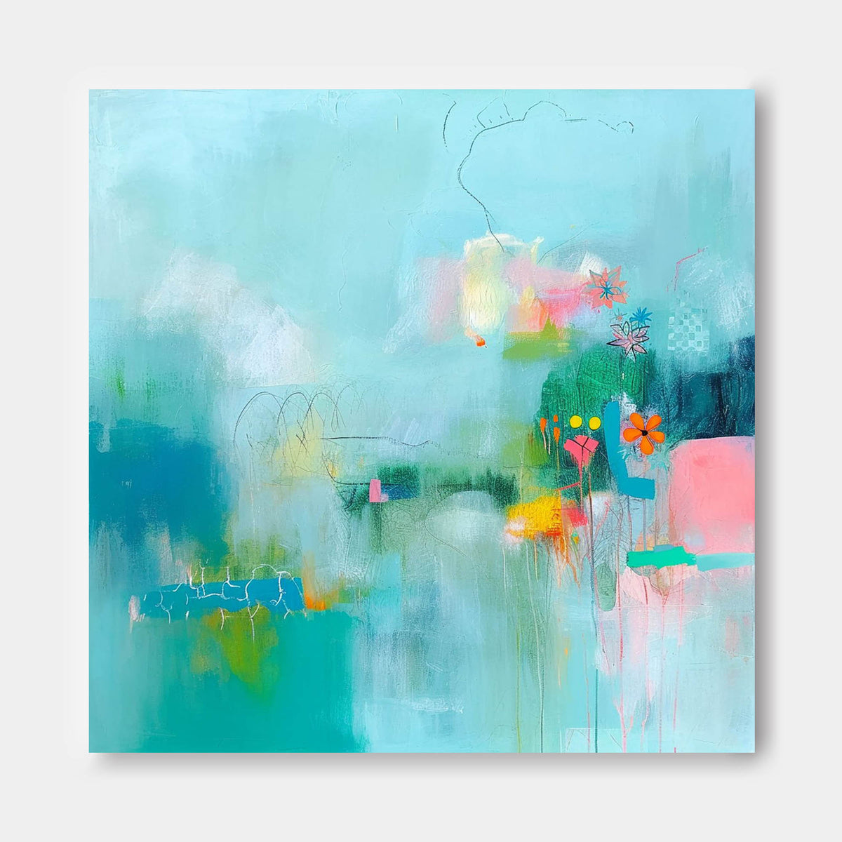 Abstract Canvas Art #AB451