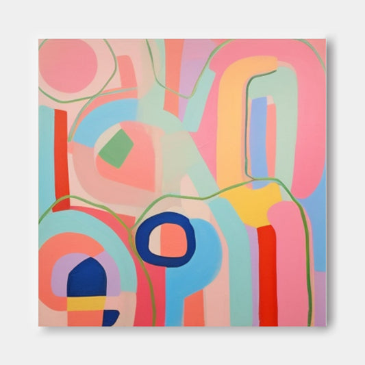 Abstract Canvas Art #AB439
