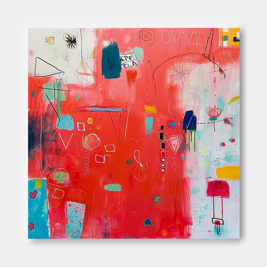 Abstract Canvas Art #AB429