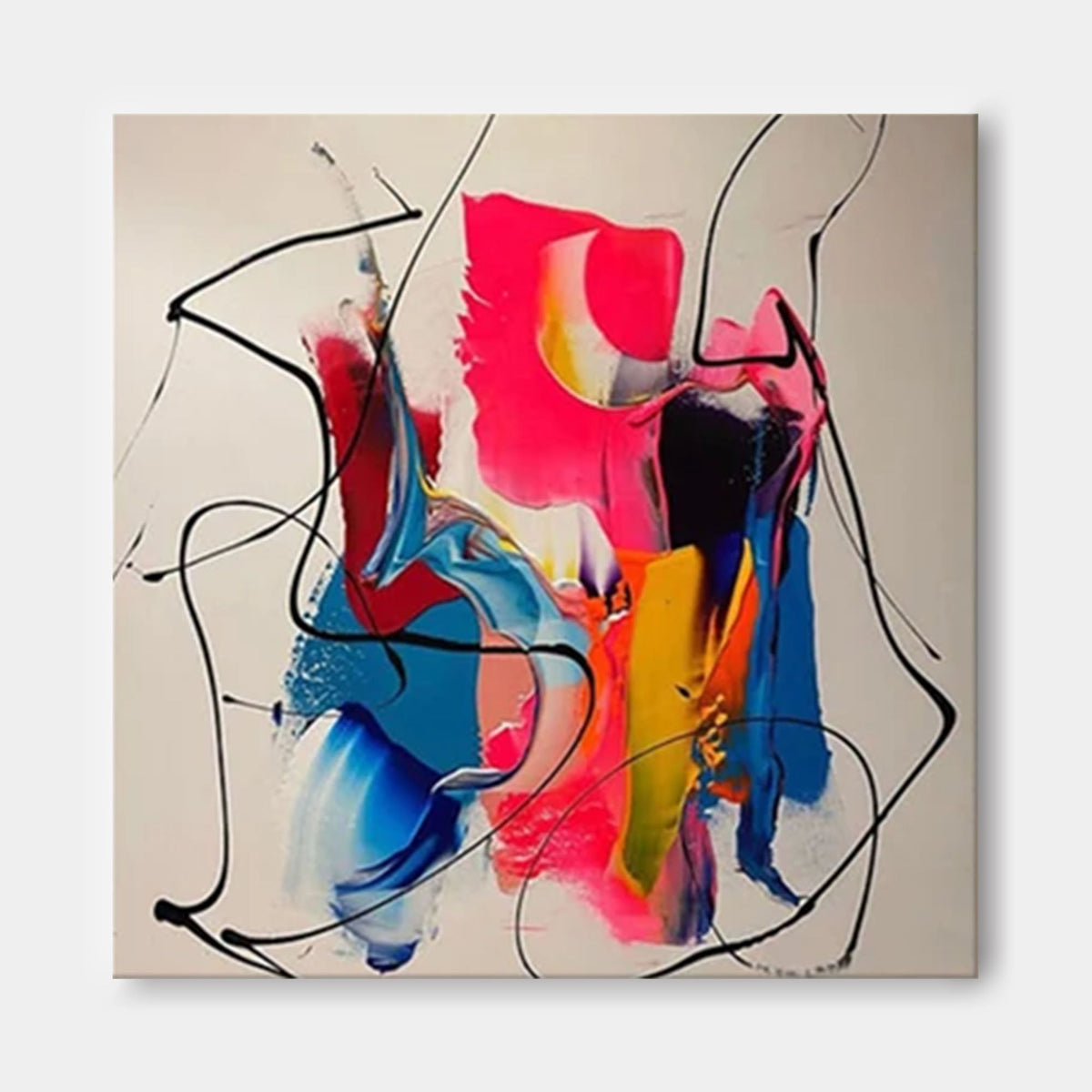 Abstract Canvas Art #AB012