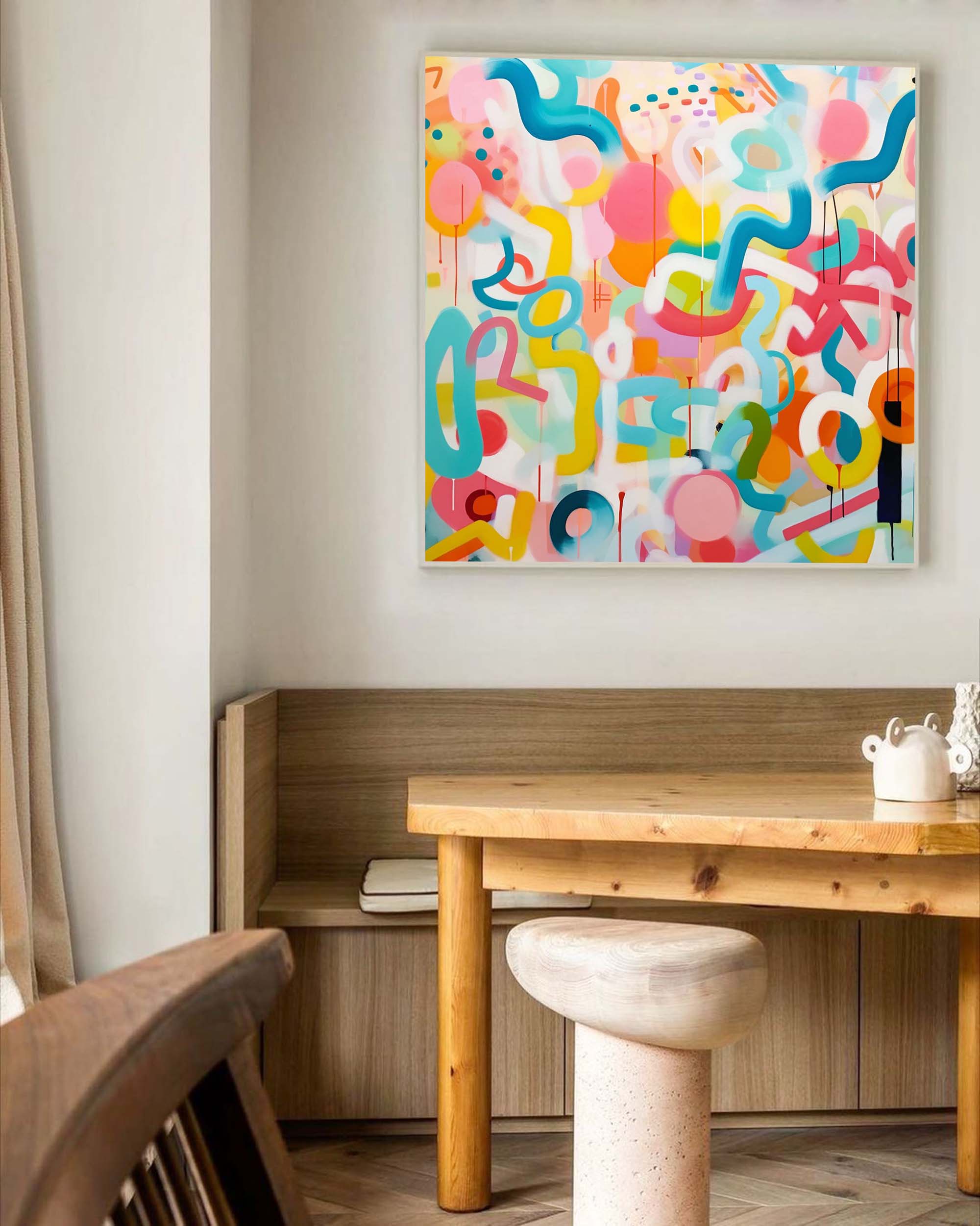 Abstract Canvas Art #AB259