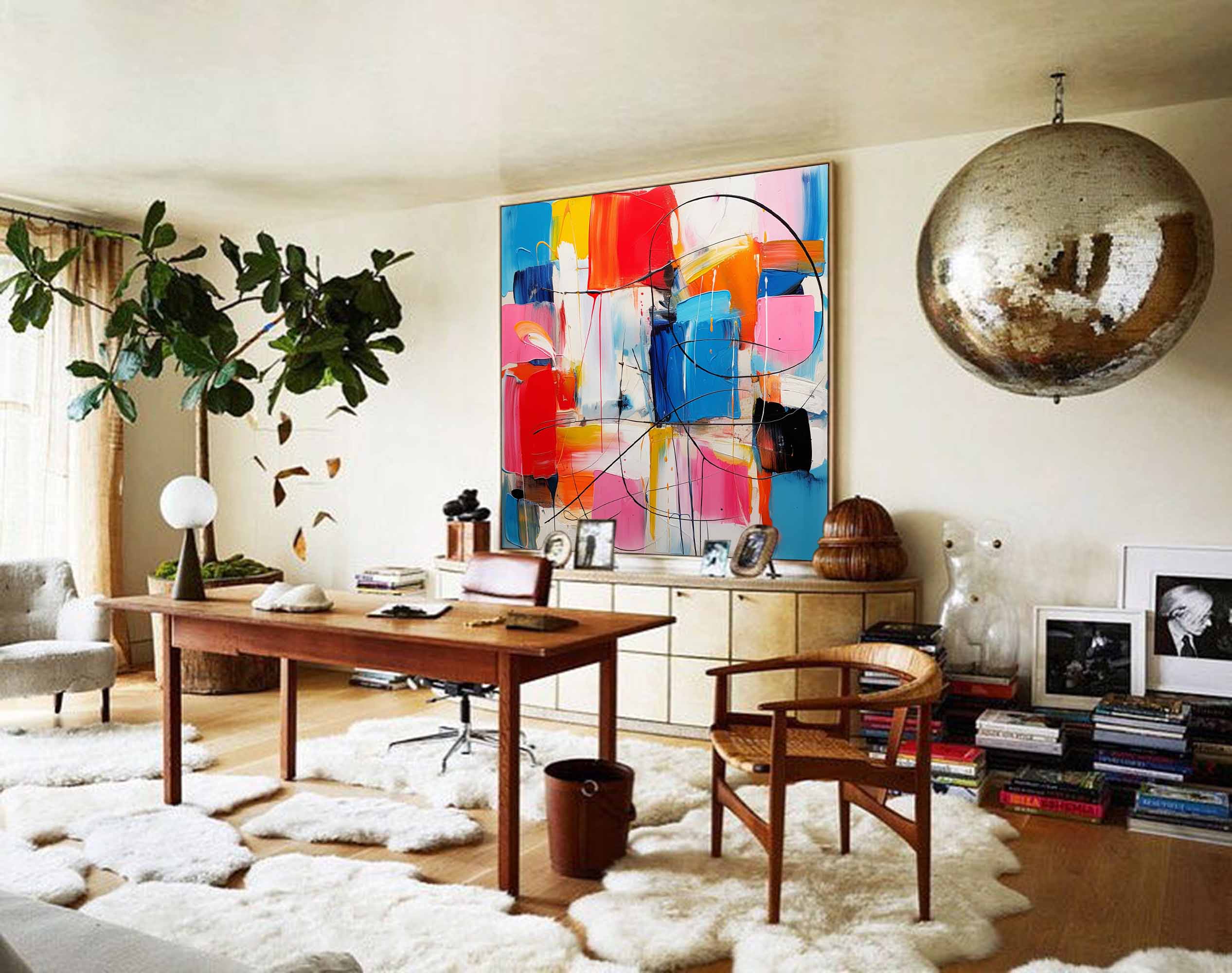 Abstract Canvas Art #AB222