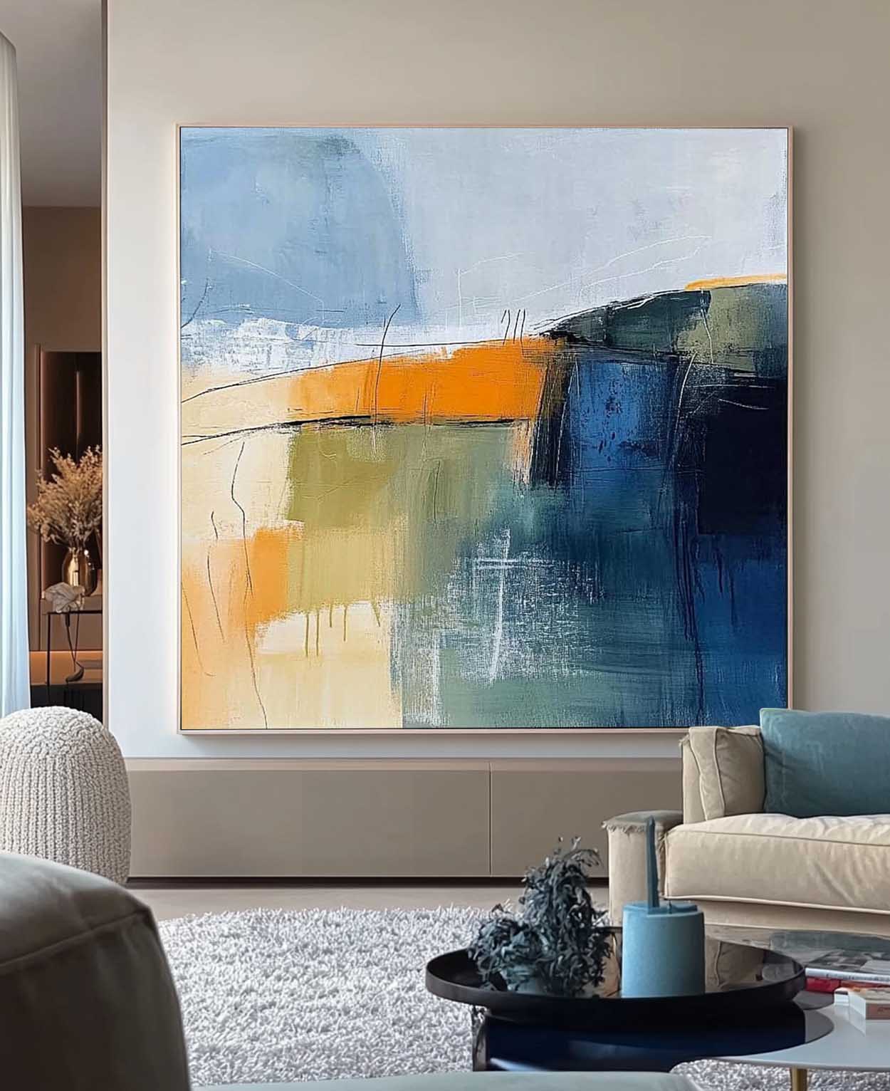 Abstract Canvas Art #AB662