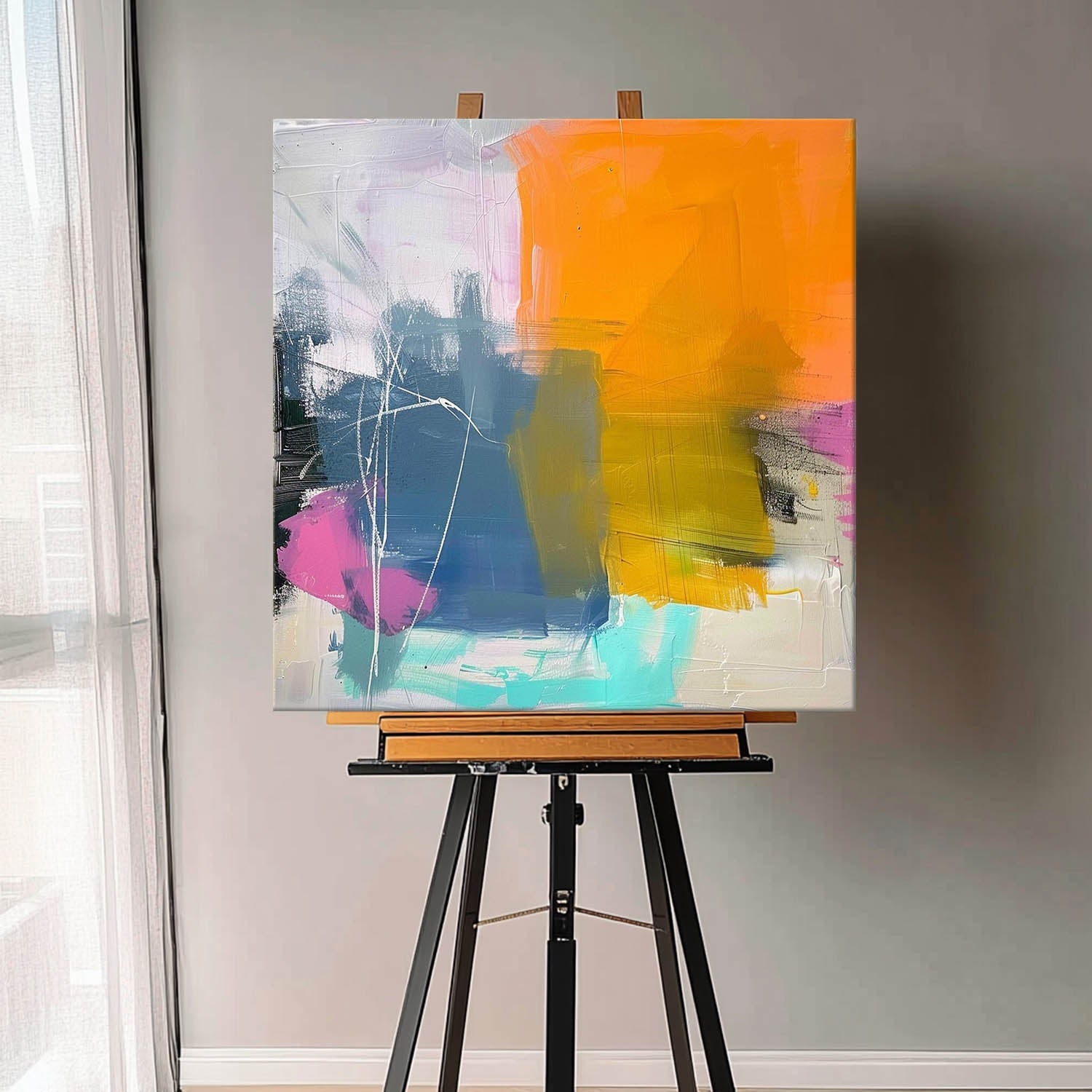 Abstract Canvas Art #AB655