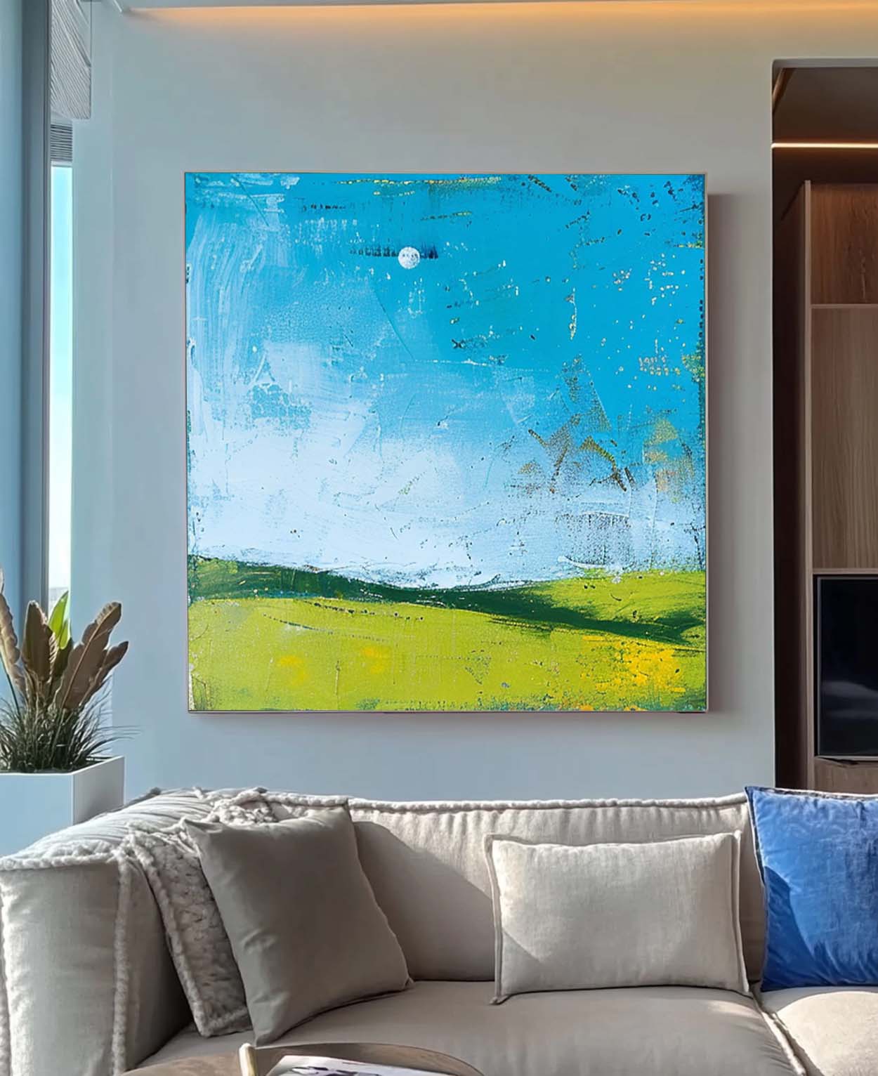 Abstract Canvas Art #AB640