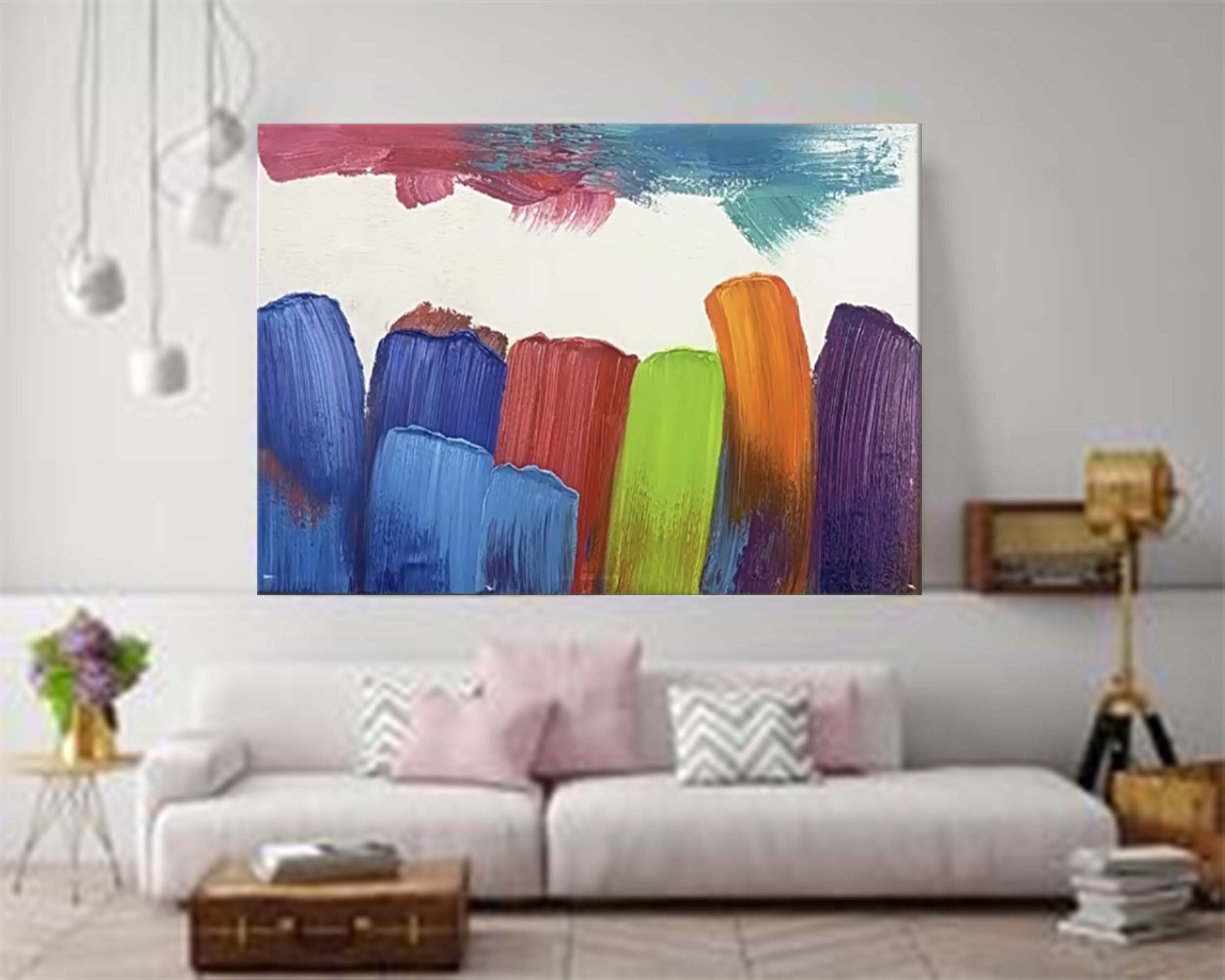 Abstract Canvas Art #AB013