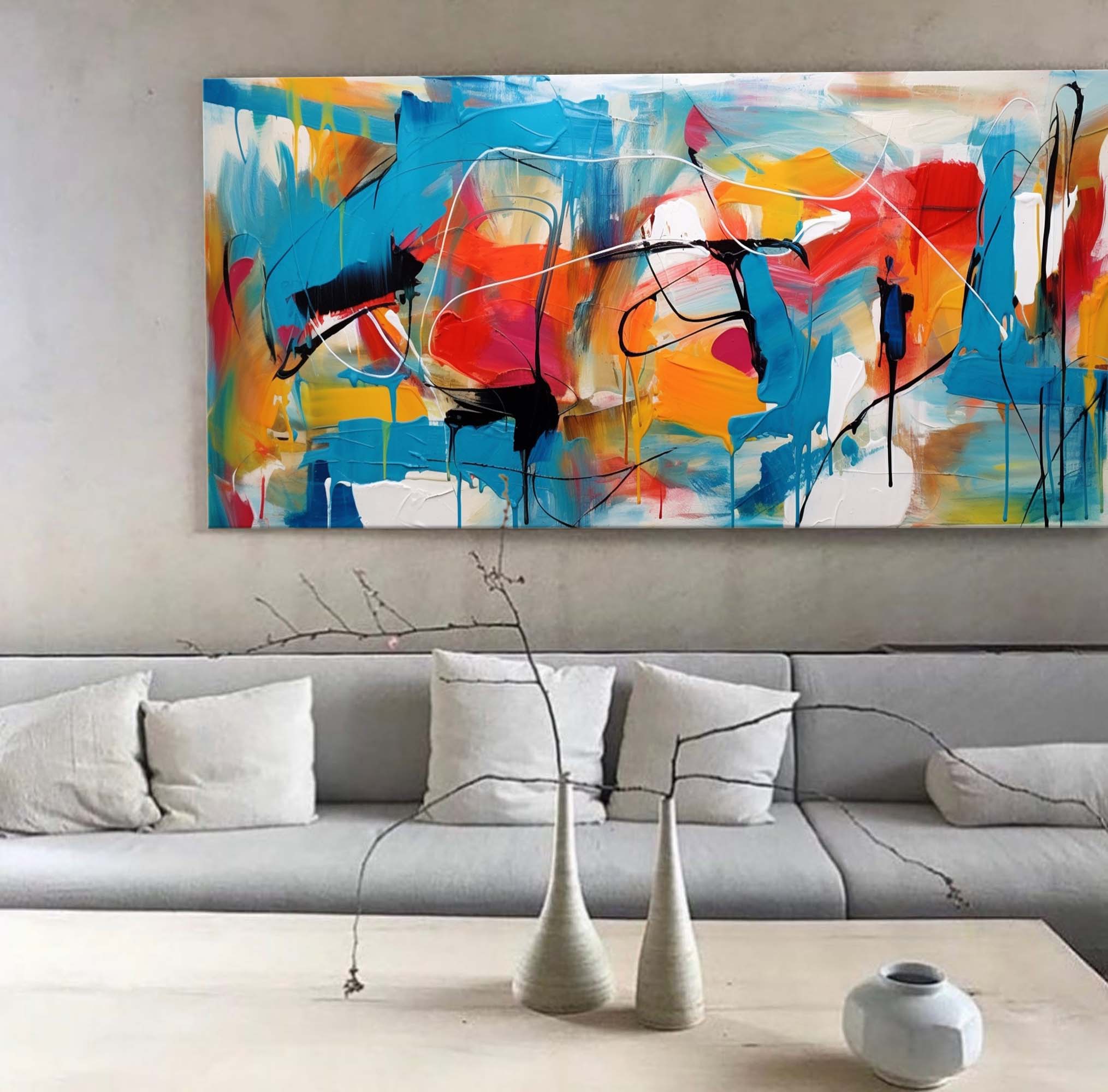 Abstract Canvas Art #AB221