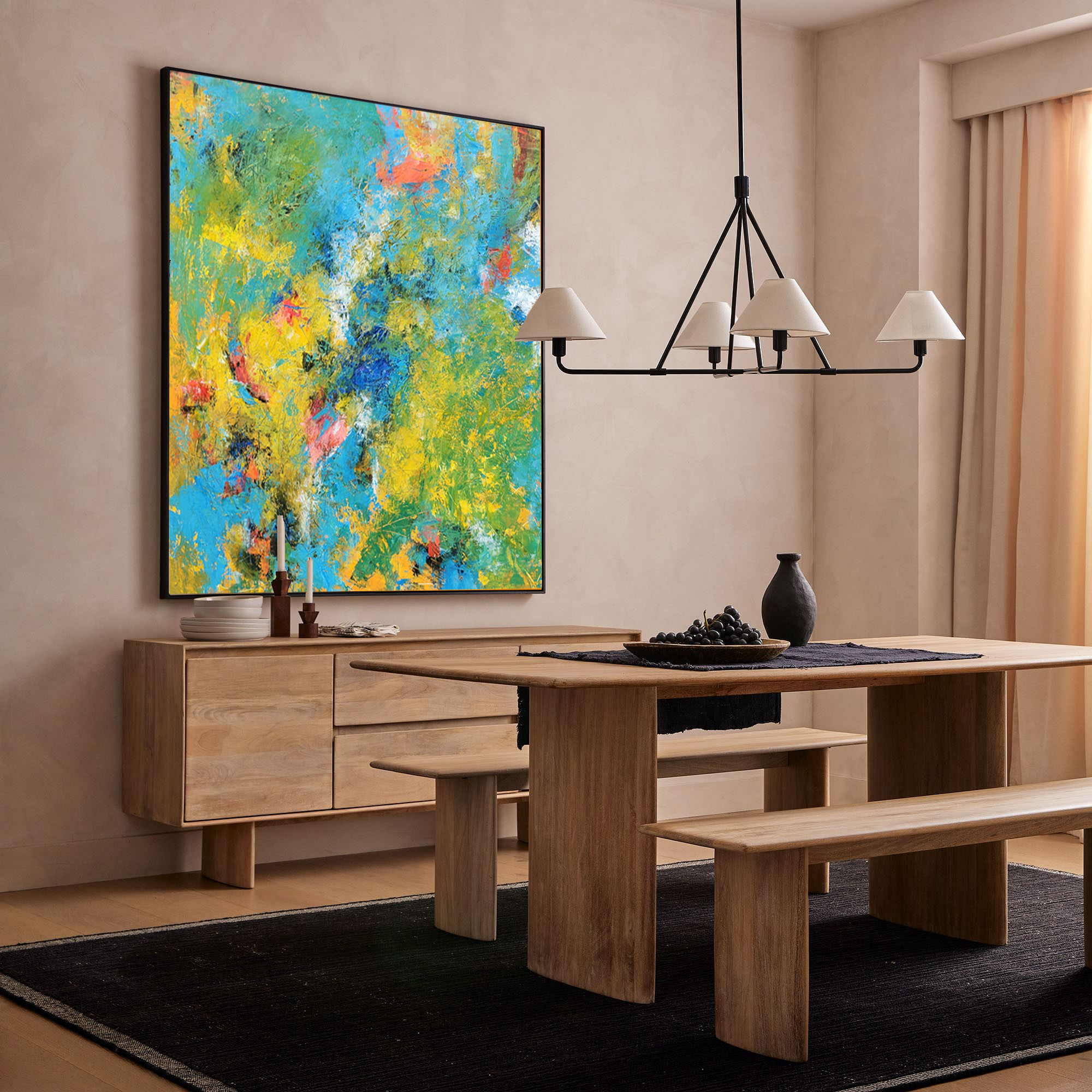 Abstract Canvas Art #AB037