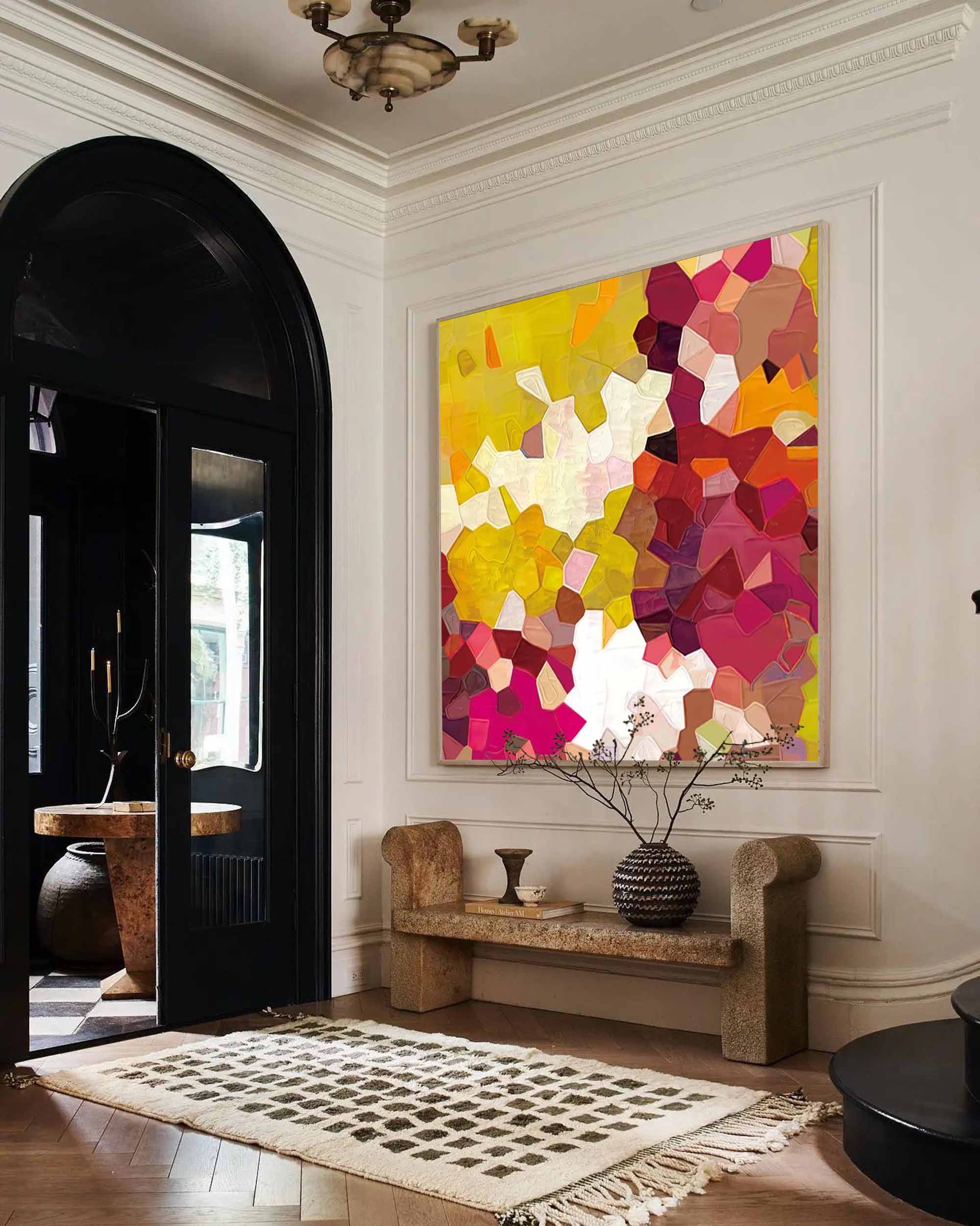 Abstract Canvas Art #AB252