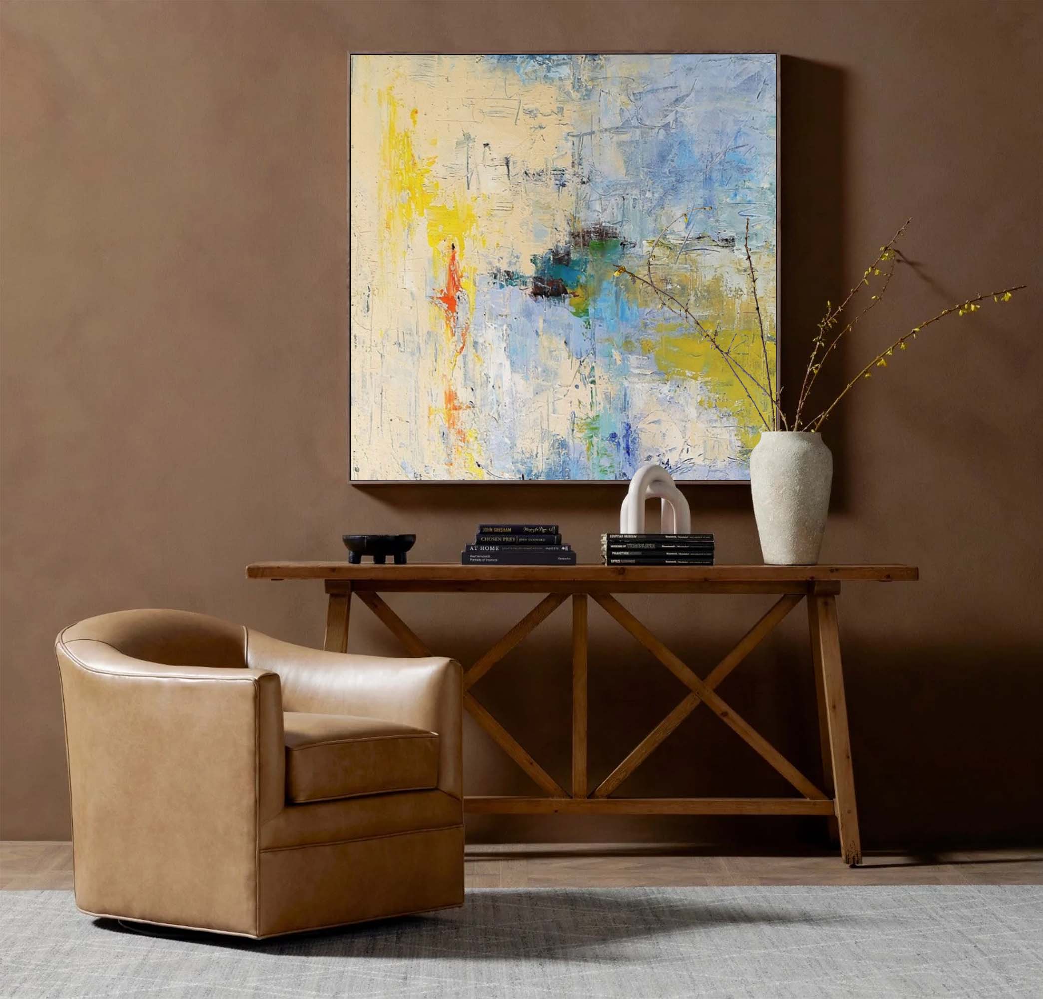 Abstract Canvas Art #AB109
