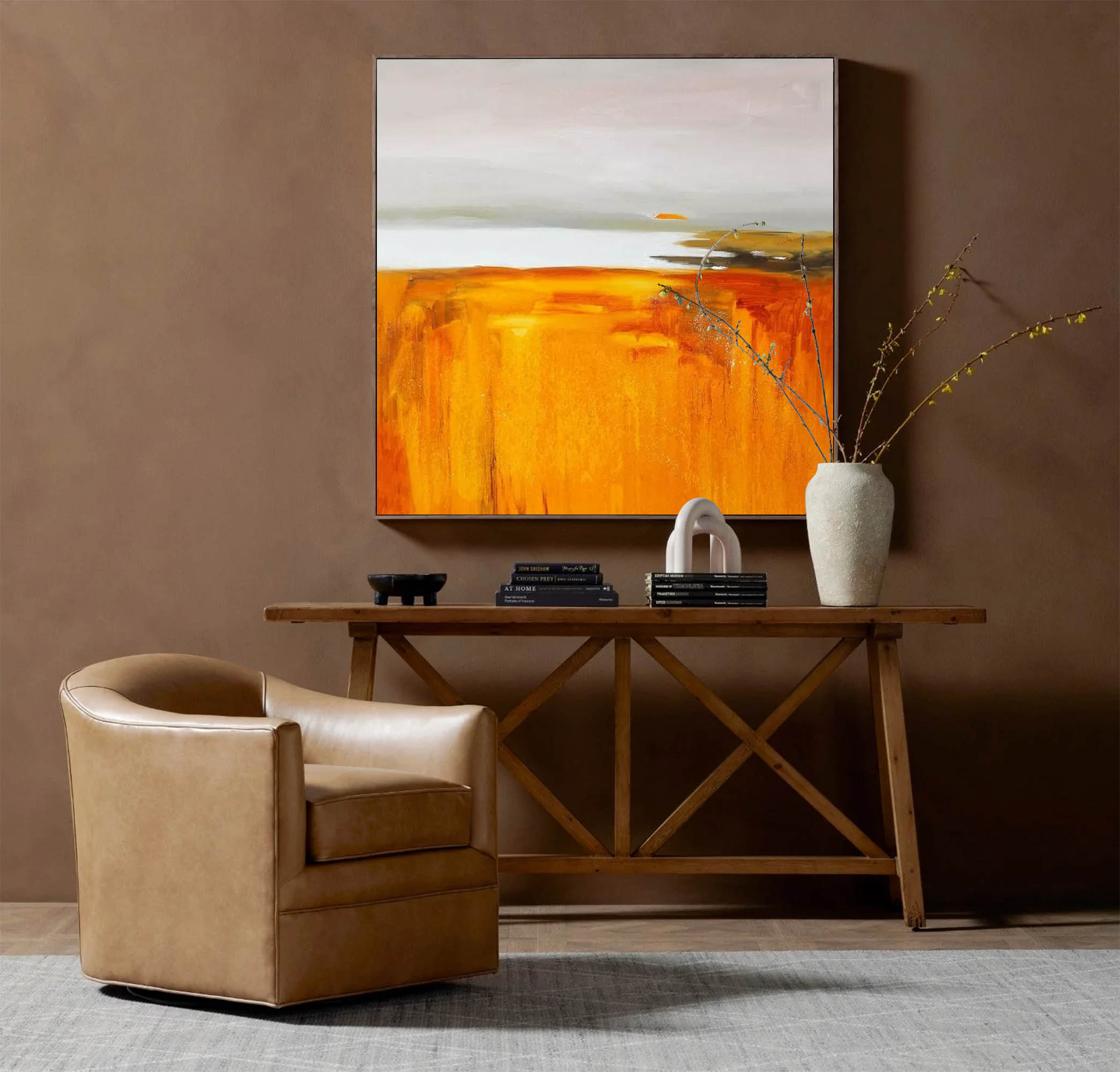 Abstract Canvas Art #AB135