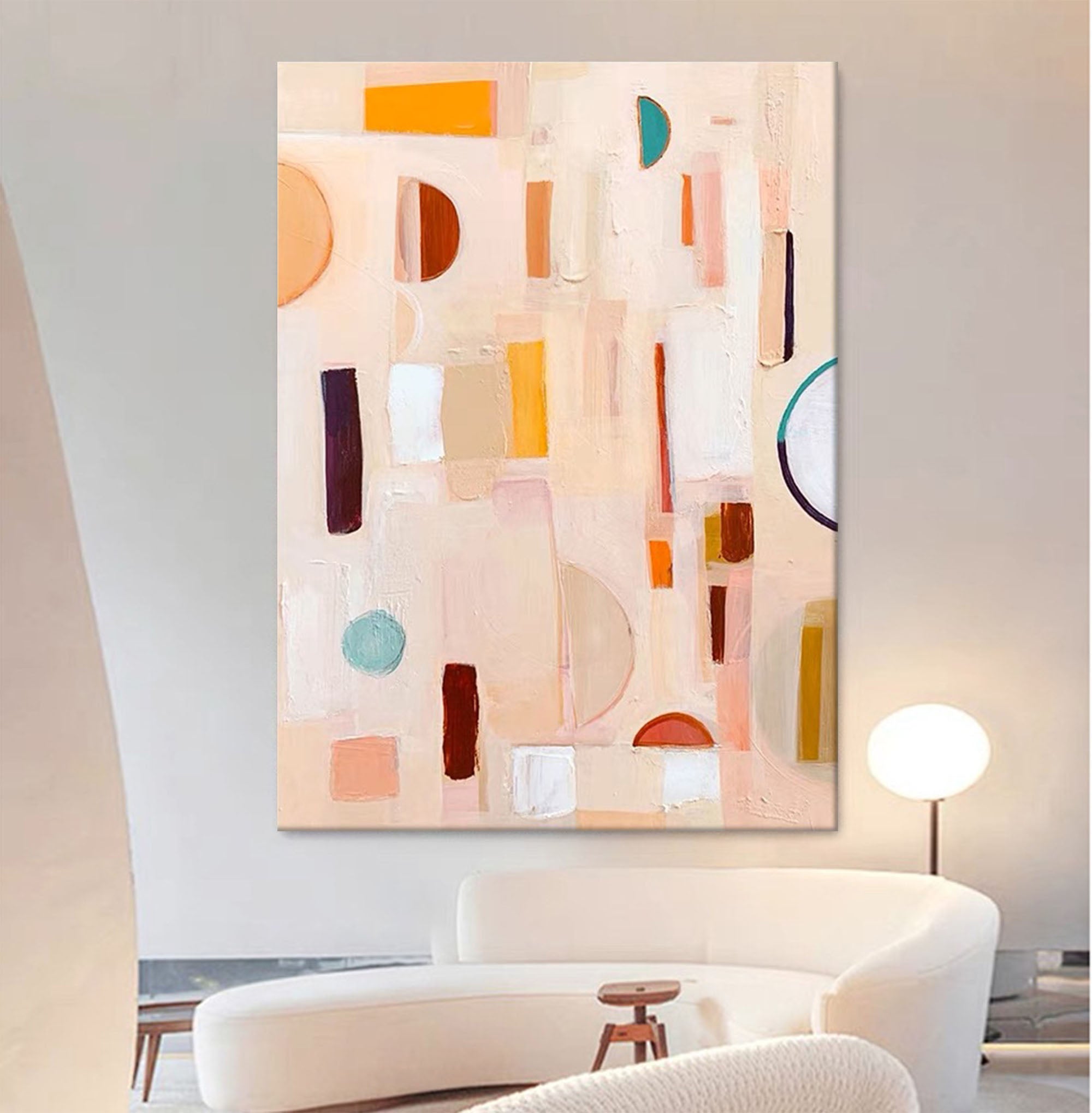 Geometric Canvas Art #GE002