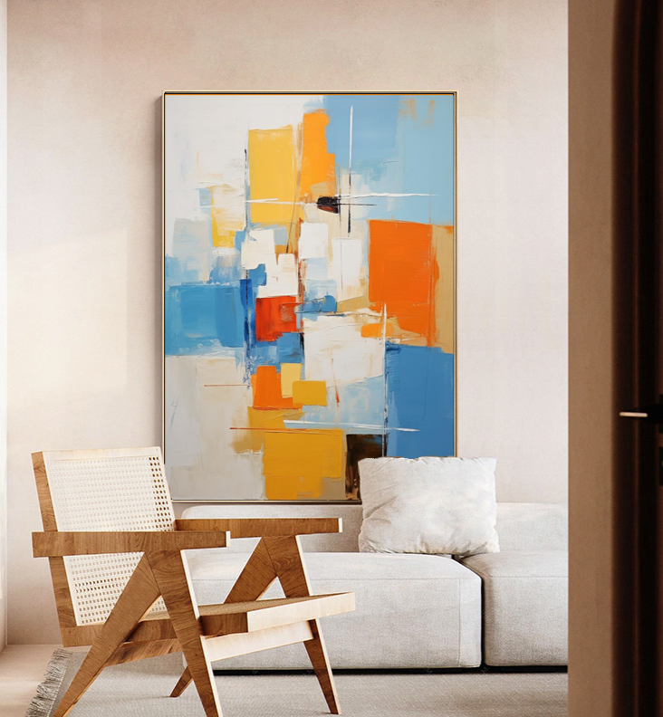 Abstract Canvas Art #AB033