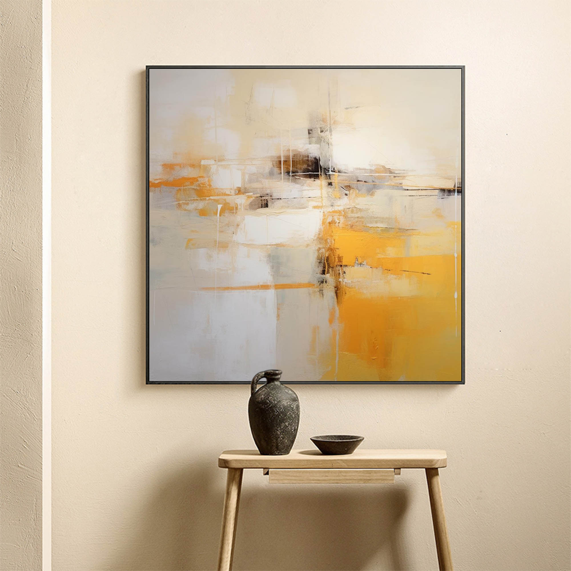 Abstract Canvas Art #AB055